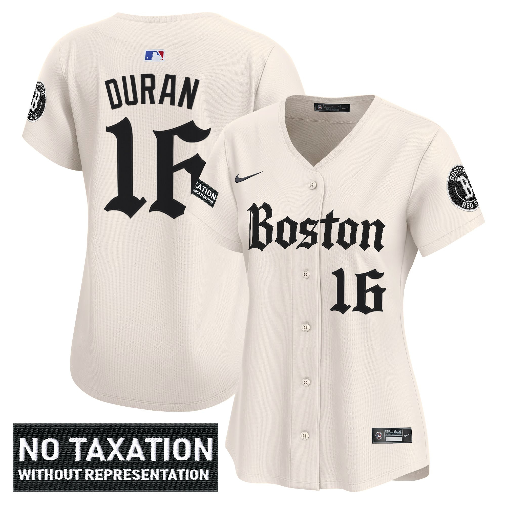 Women's Boston Red Sox 'Retro Newspaper Edition' Vapor Premier Limited Jersey - All Stitched
