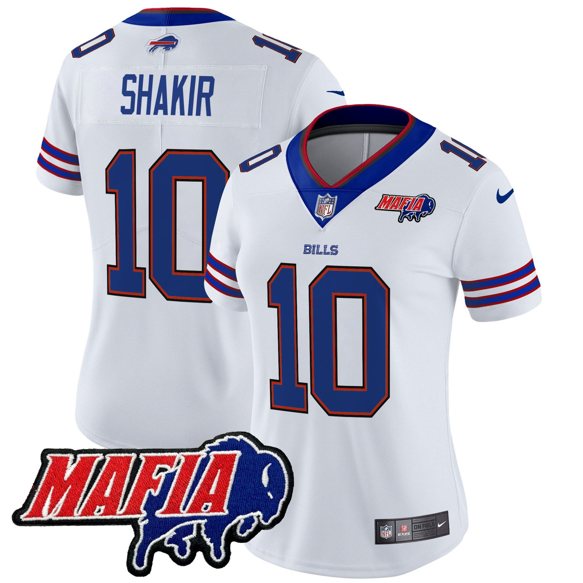 Women's Buffalo Bills 2025 Bills Mafia Patch Vapor Limited Jersey - All Stitched
