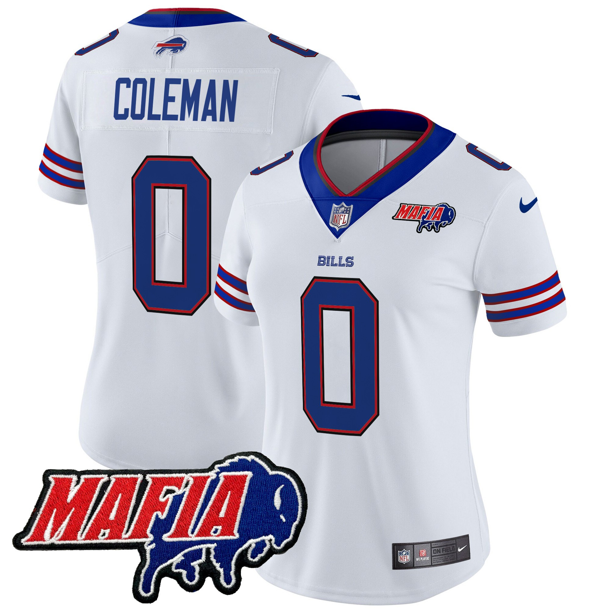 Women's Buffalo Bills 2025 Bills Mafia Patch Vapor Limited Jersey - All Stitched