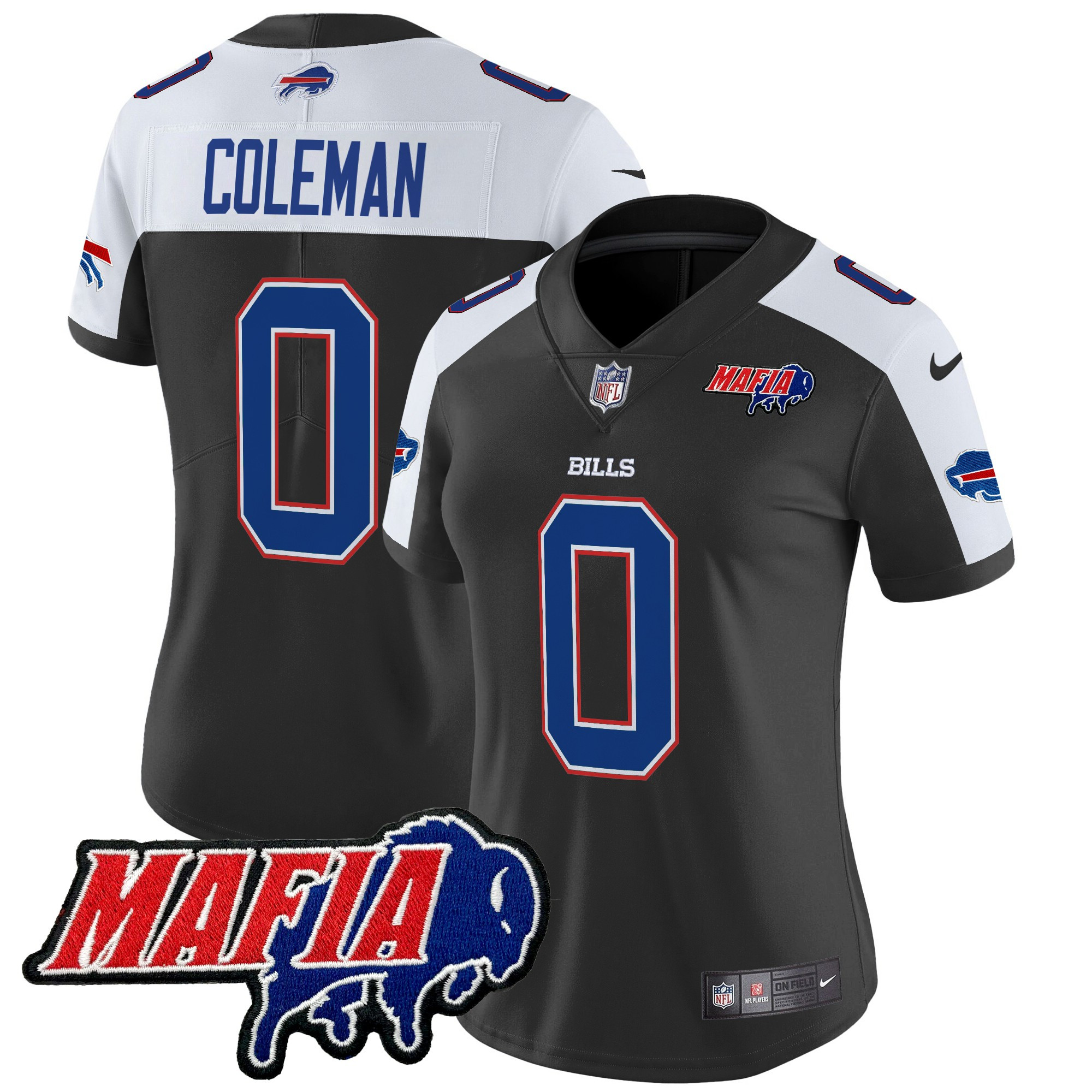 Women's Buffalo Bills 2025 Bills Mafia Patch Vapor Limited Jersey - All Stitched