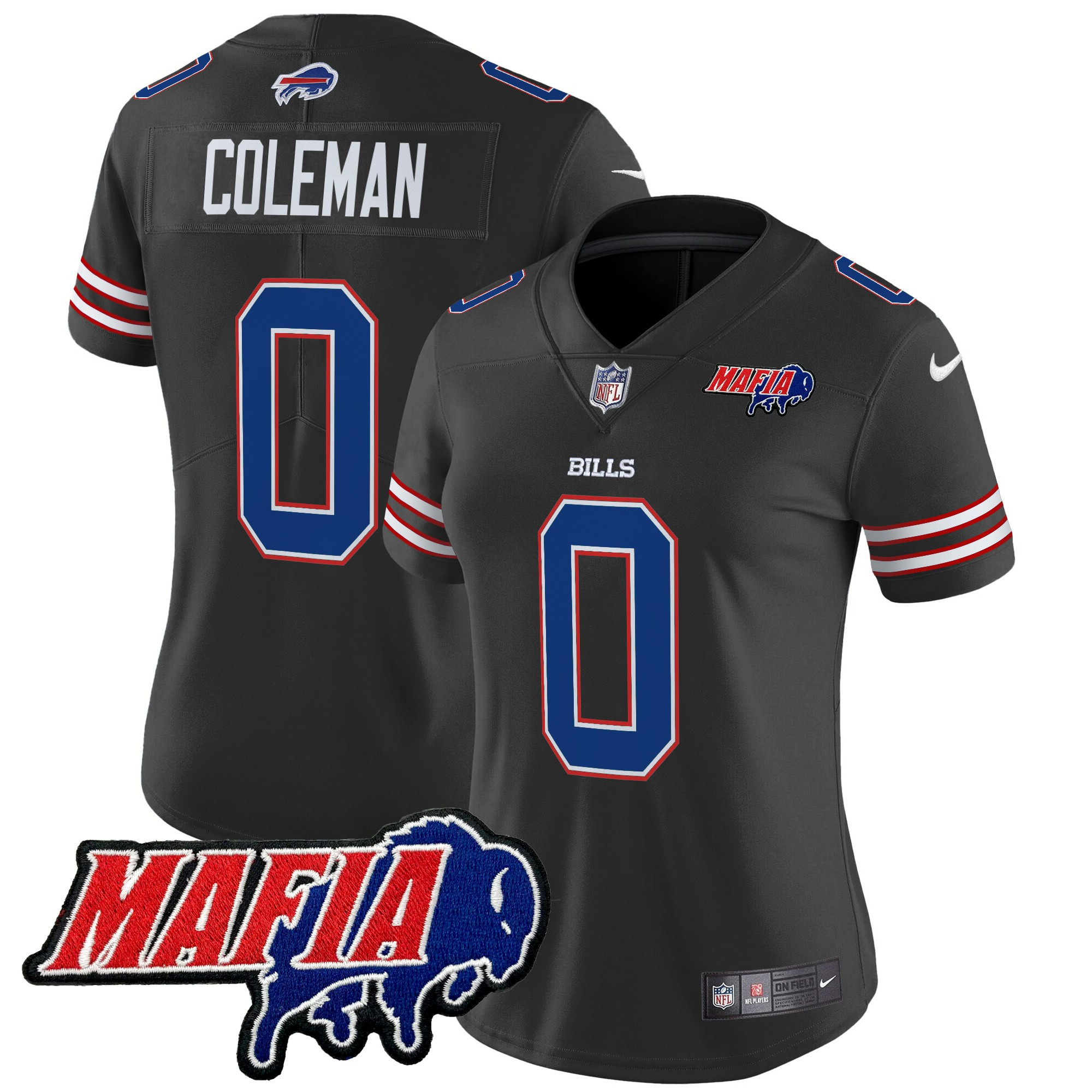 Women's Buffalo Bills 2025 Bills Mafia Patch Vapor Limited Jersey - All Stitched