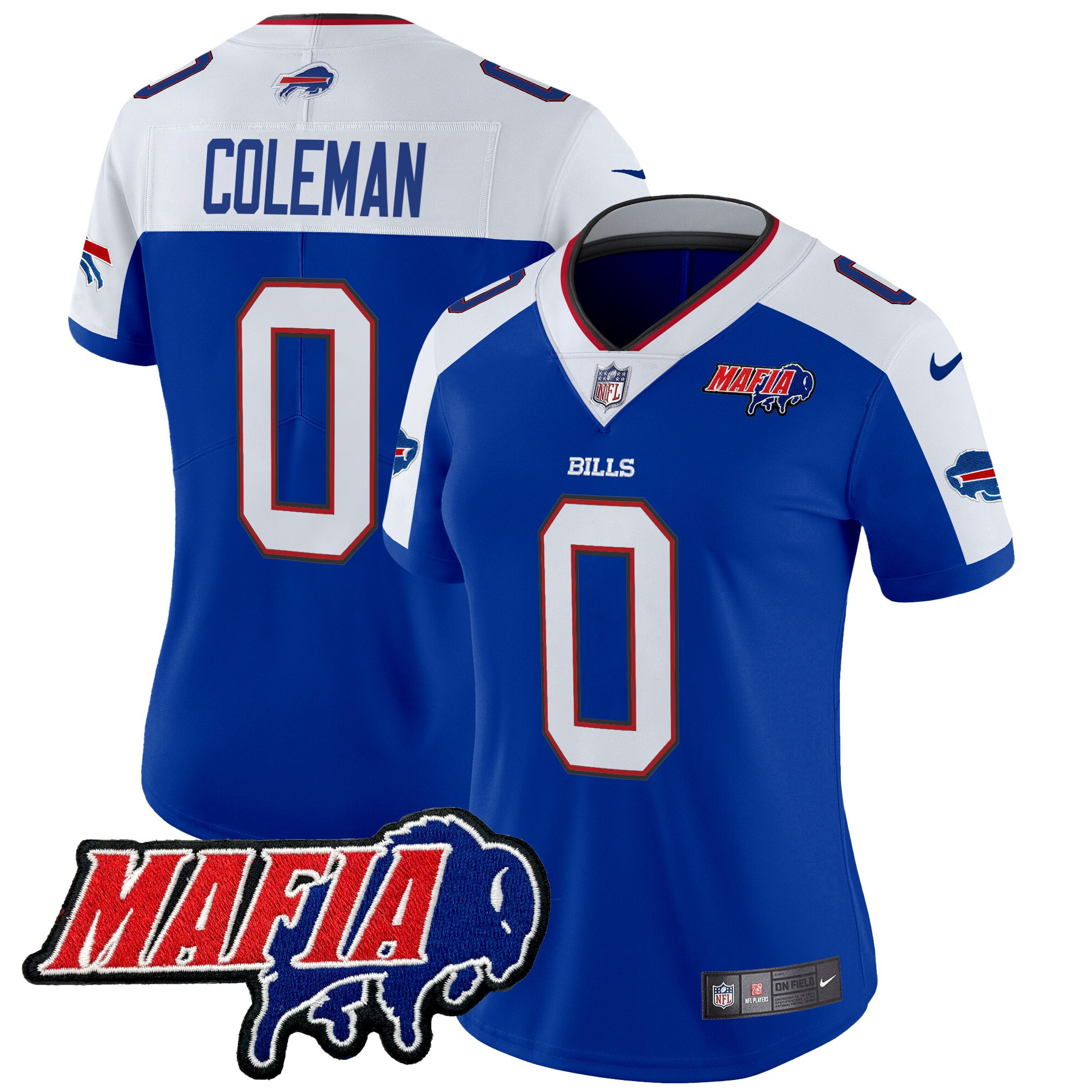 Women's Buffalo Bills 2025 Bills Mafia Patch Vapor Limited Jersey - All Stitched