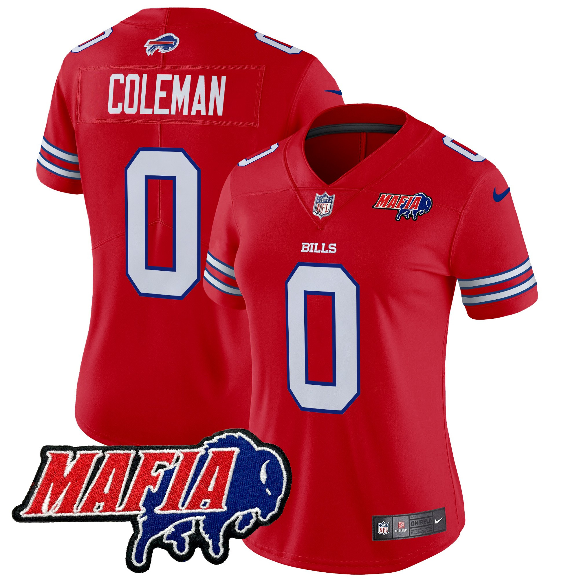 Women's Buffalo Bills 2025 Bills Mafia Patch Vapor Limited Jersey - All Stitched