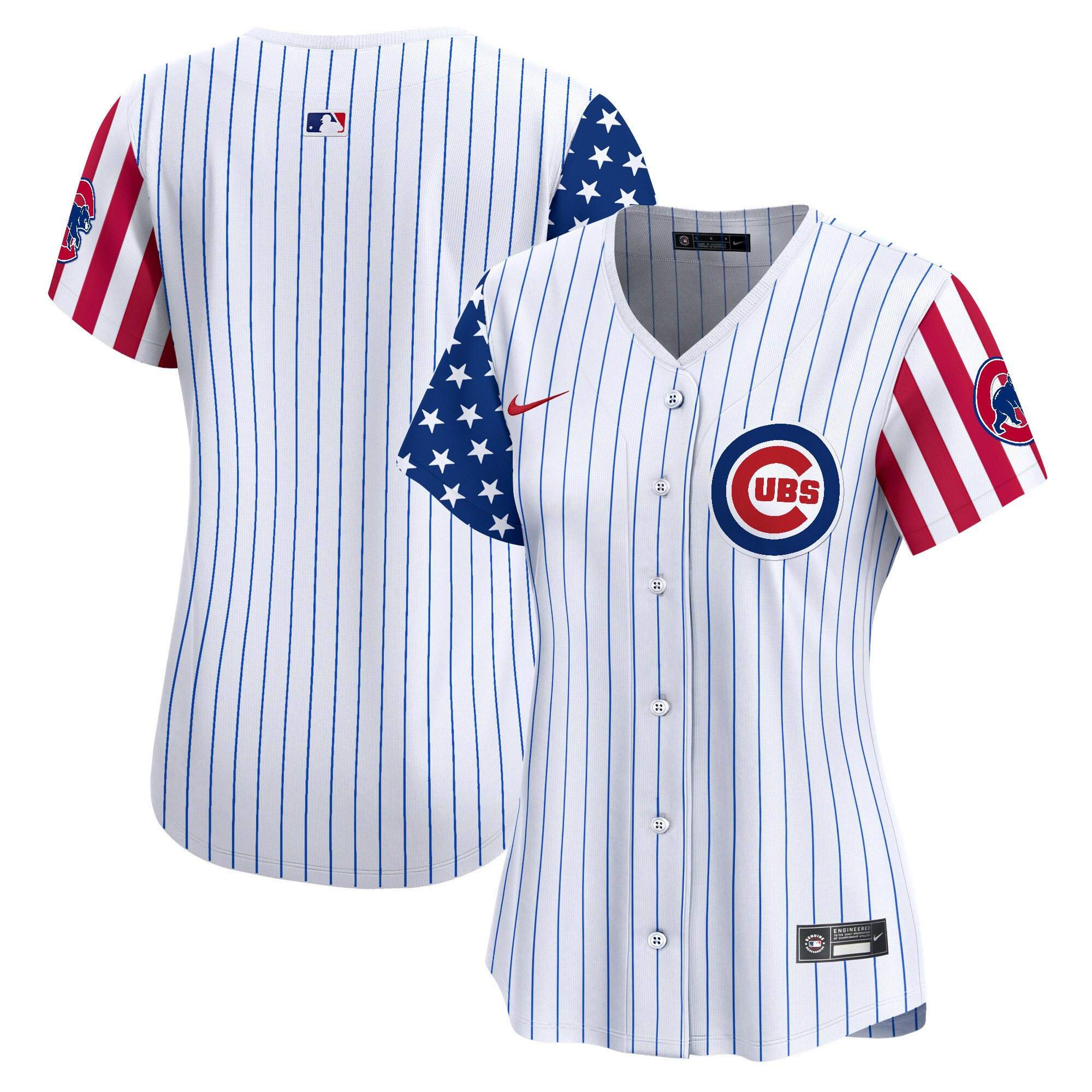 Women's Chicago Cubs 2025 Independence Day Vapor Premier Limited Jersey - All Stitched