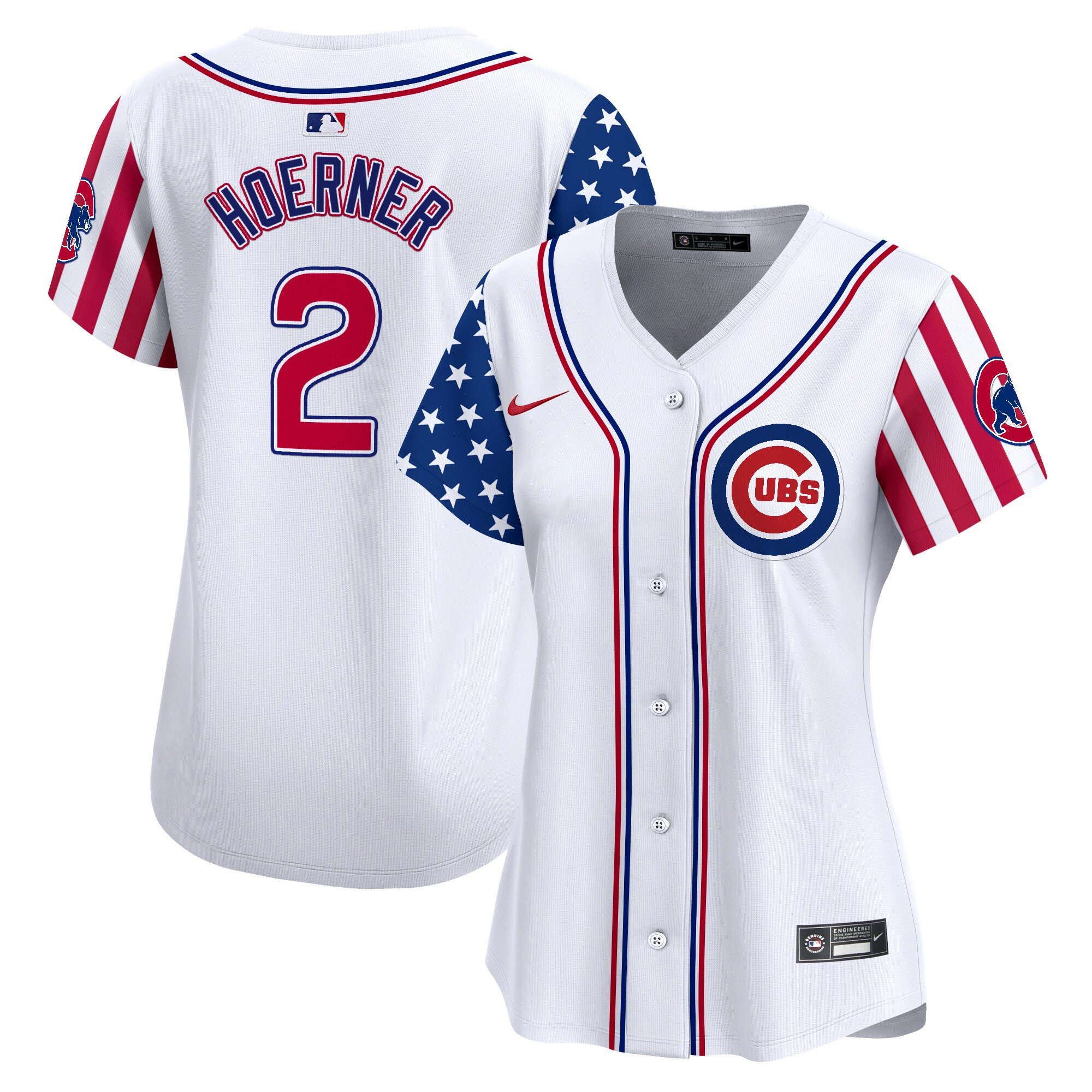 Women's Chicago Cubs 2025 Independence Day Vapor Premier Limited Jersey - All Stitched