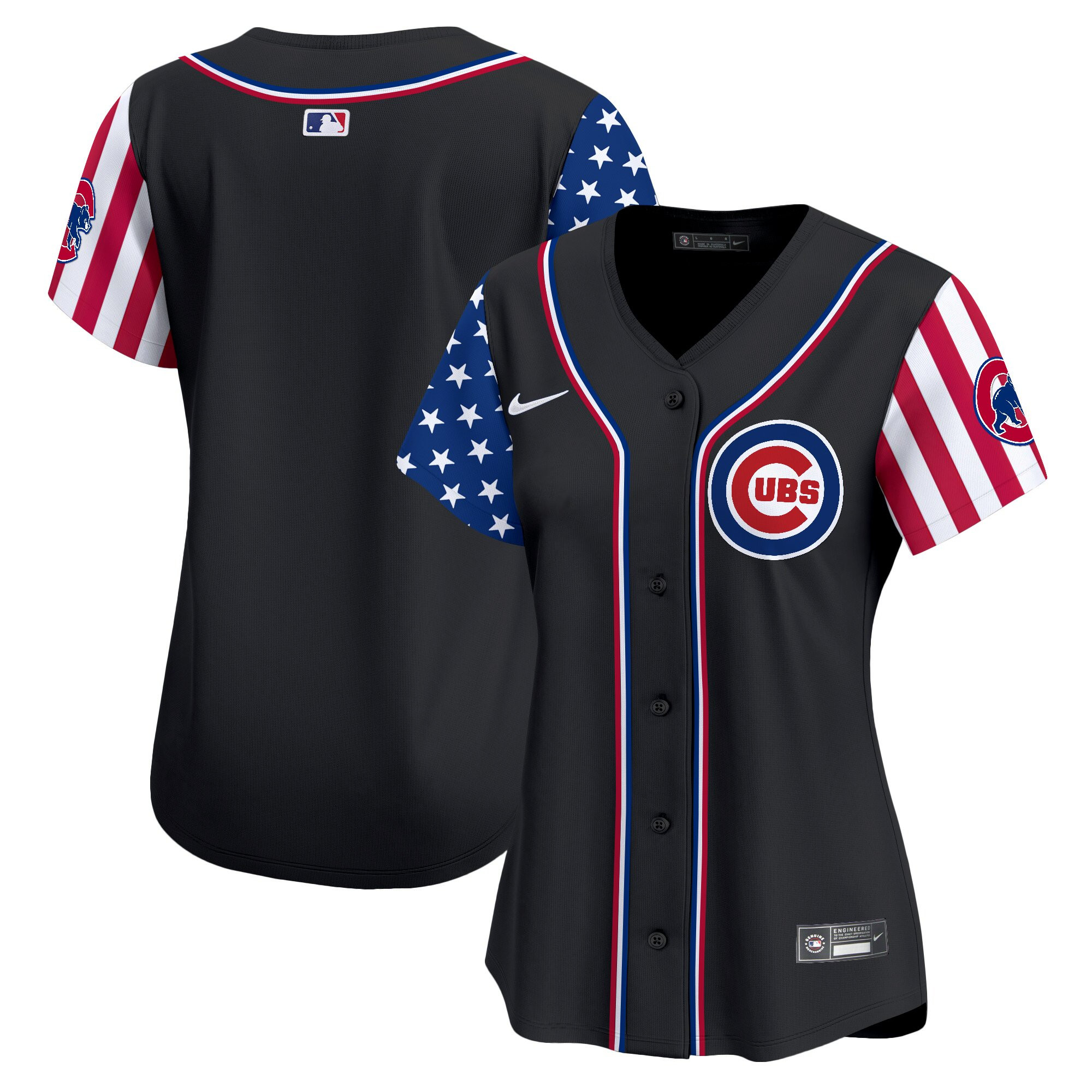 Women's Chicago Cubs 2025 Independence Day Vapor Premier Limited Jersey - All Stitched