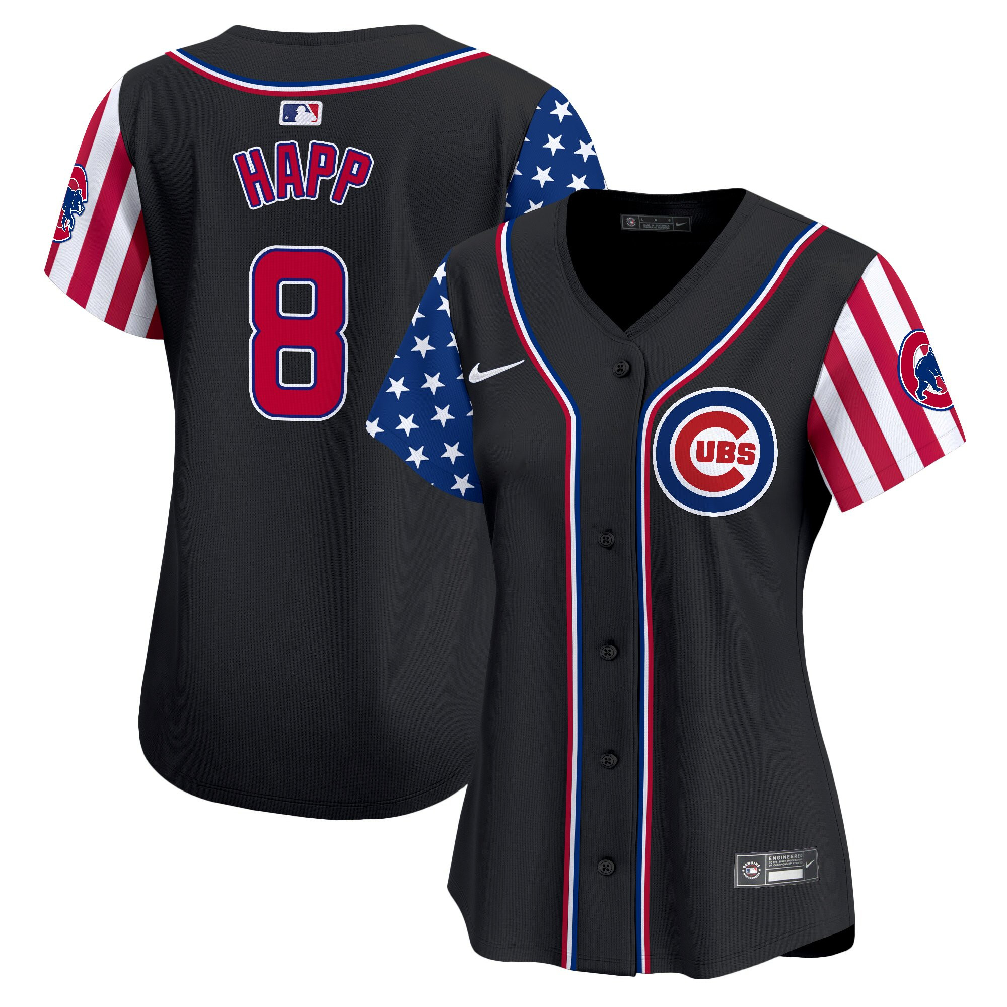 Women's Chicago Cubs 2025 Independence Day Vapor Premier Limited Jersey - All Stitched