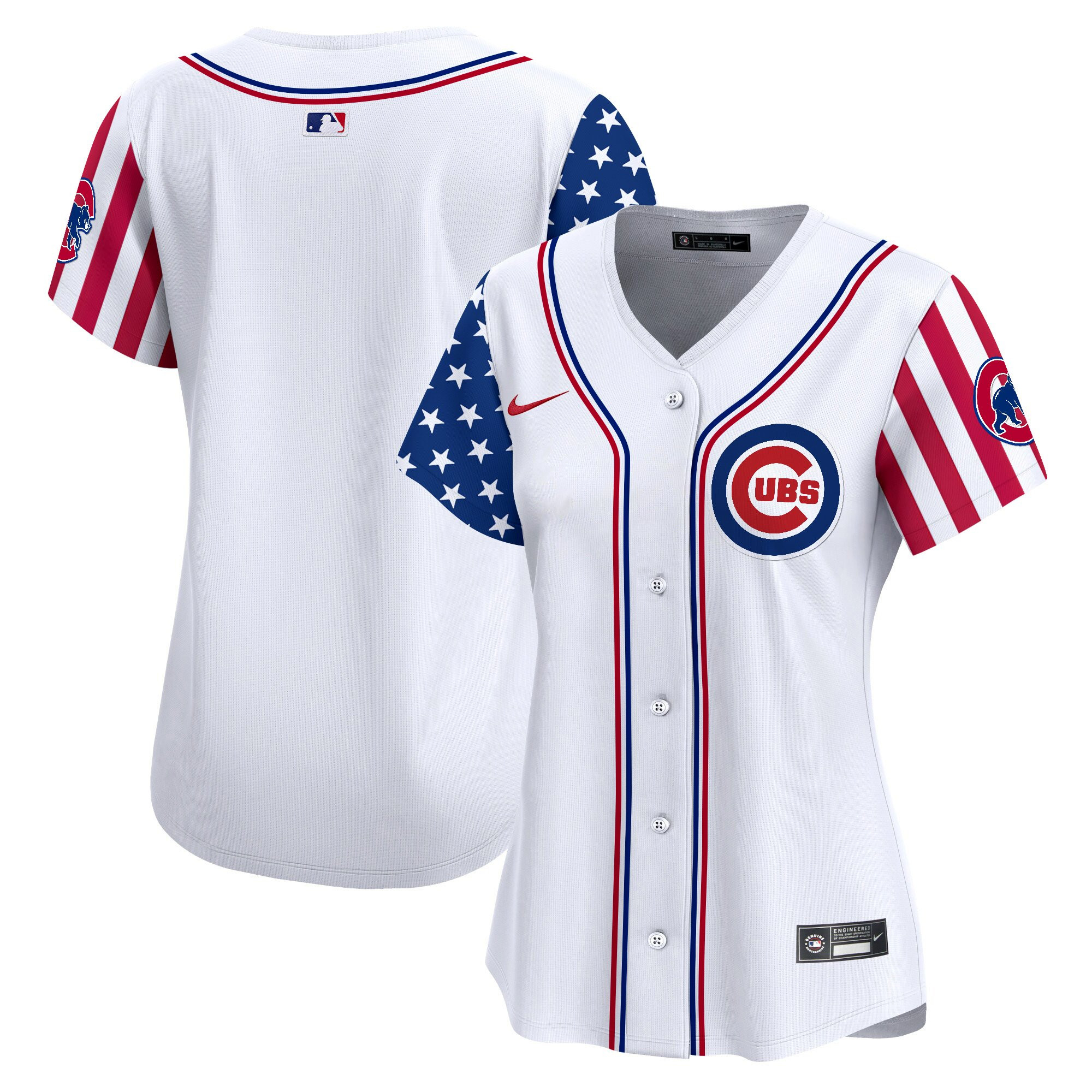 Women's Chicago Cubs 2025 Independence Day Vapor Premier Limited Jersey - All Stitched