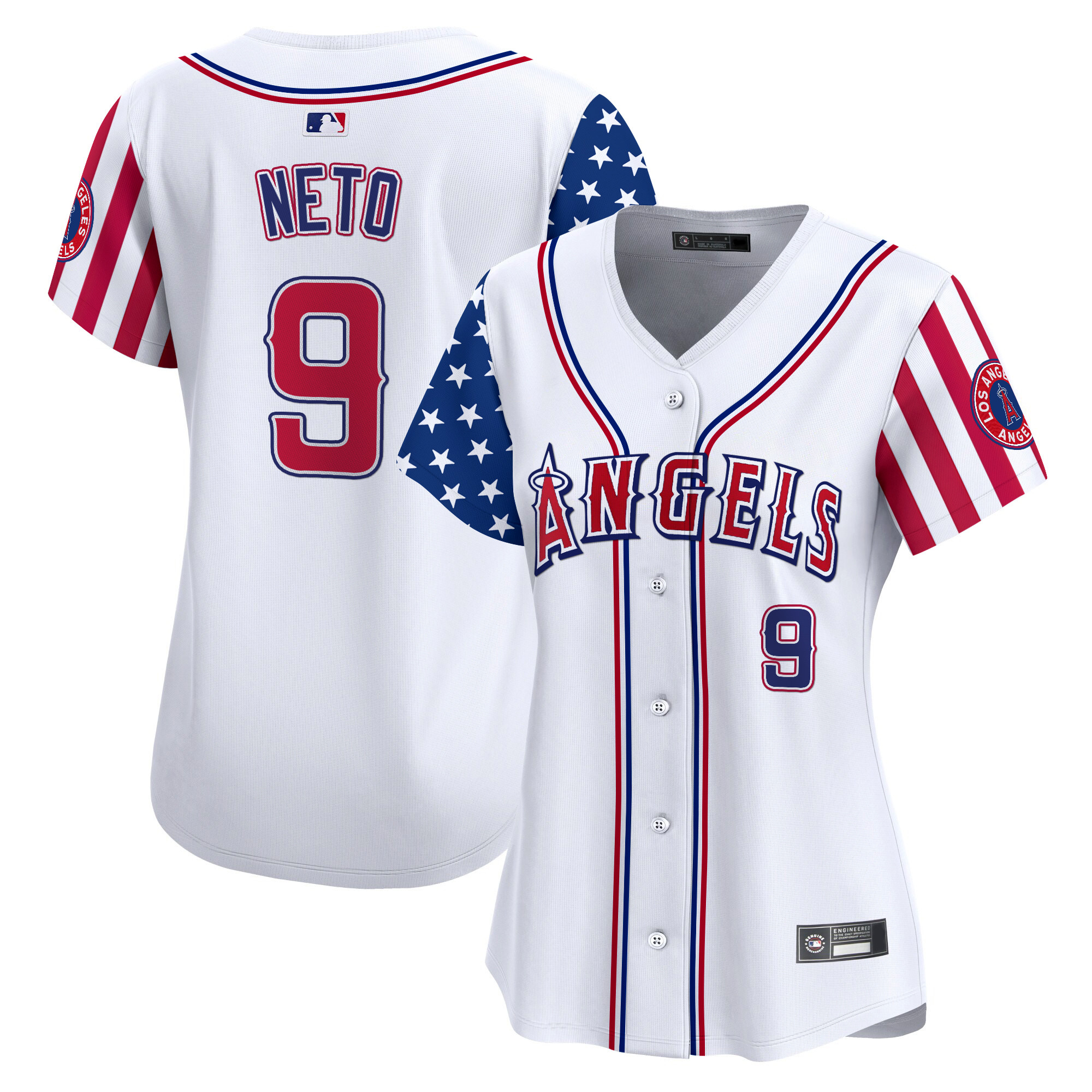 Women's Los Angeles Angels 2025 Independence Day Vapor Premier Limited Jersey - All Stitched