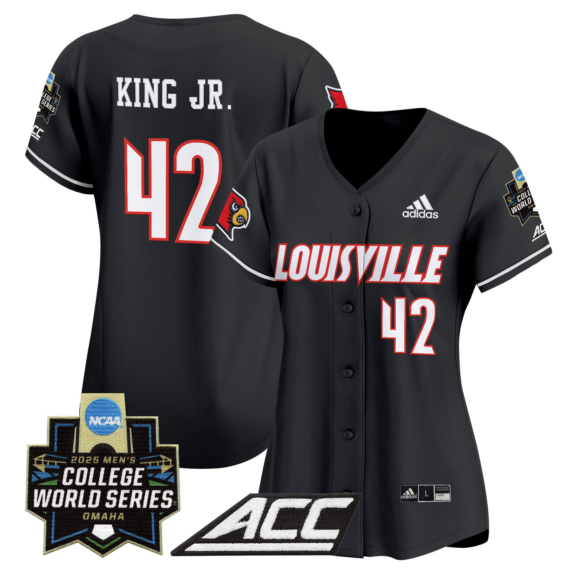 Women's Louisville Cardinals 2025 World Series Vapor Premier Limited Jersey - All Stitched