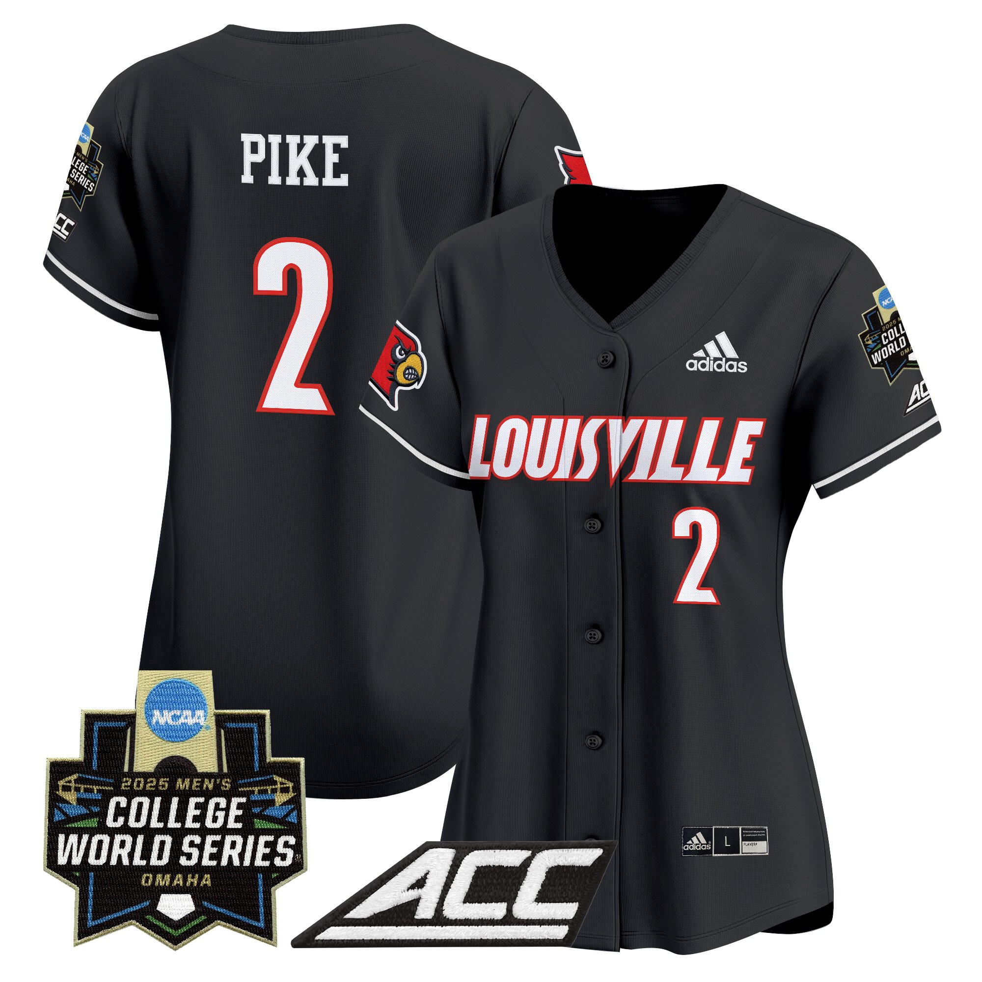 Women's Louisville Cardinals 2025 World Series Vapor Premier Limited Jersey - All Stitched