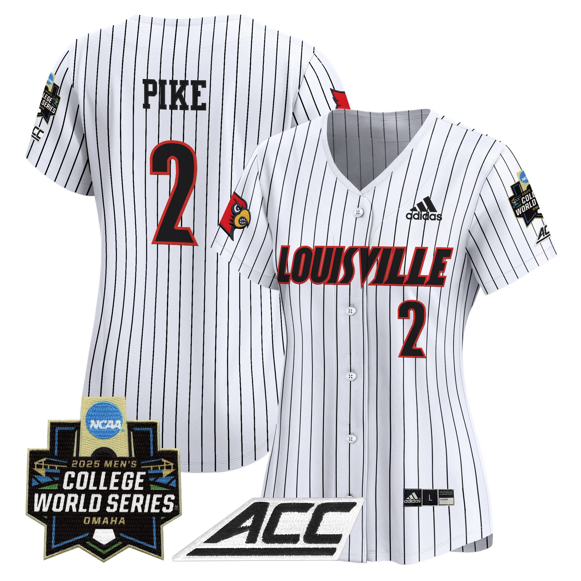 Women's Louisville Cardinals 2025 World Series Vapor Premier Limited Jersey - All Stitched