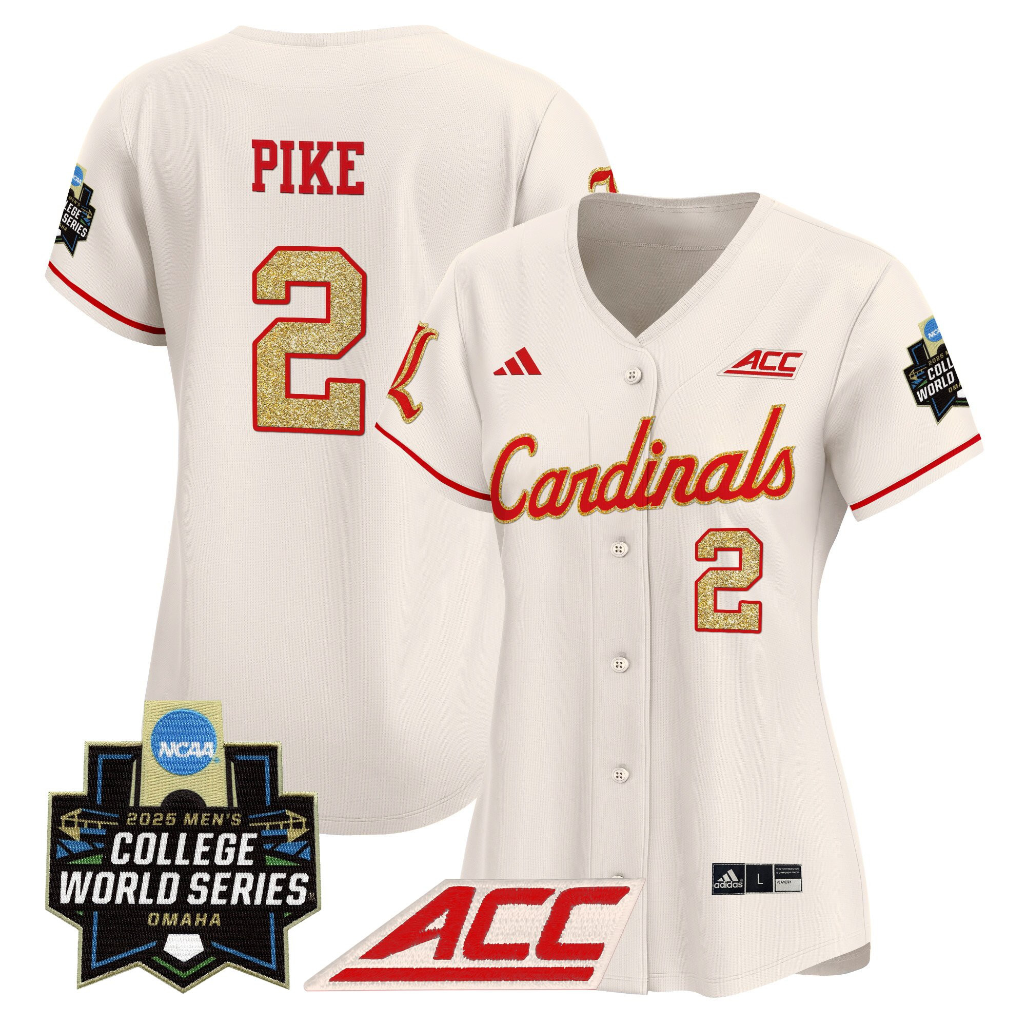 Women's Louisville Cardinals 2025 World Series Vapor Premier Limited Jersey - All Stitched