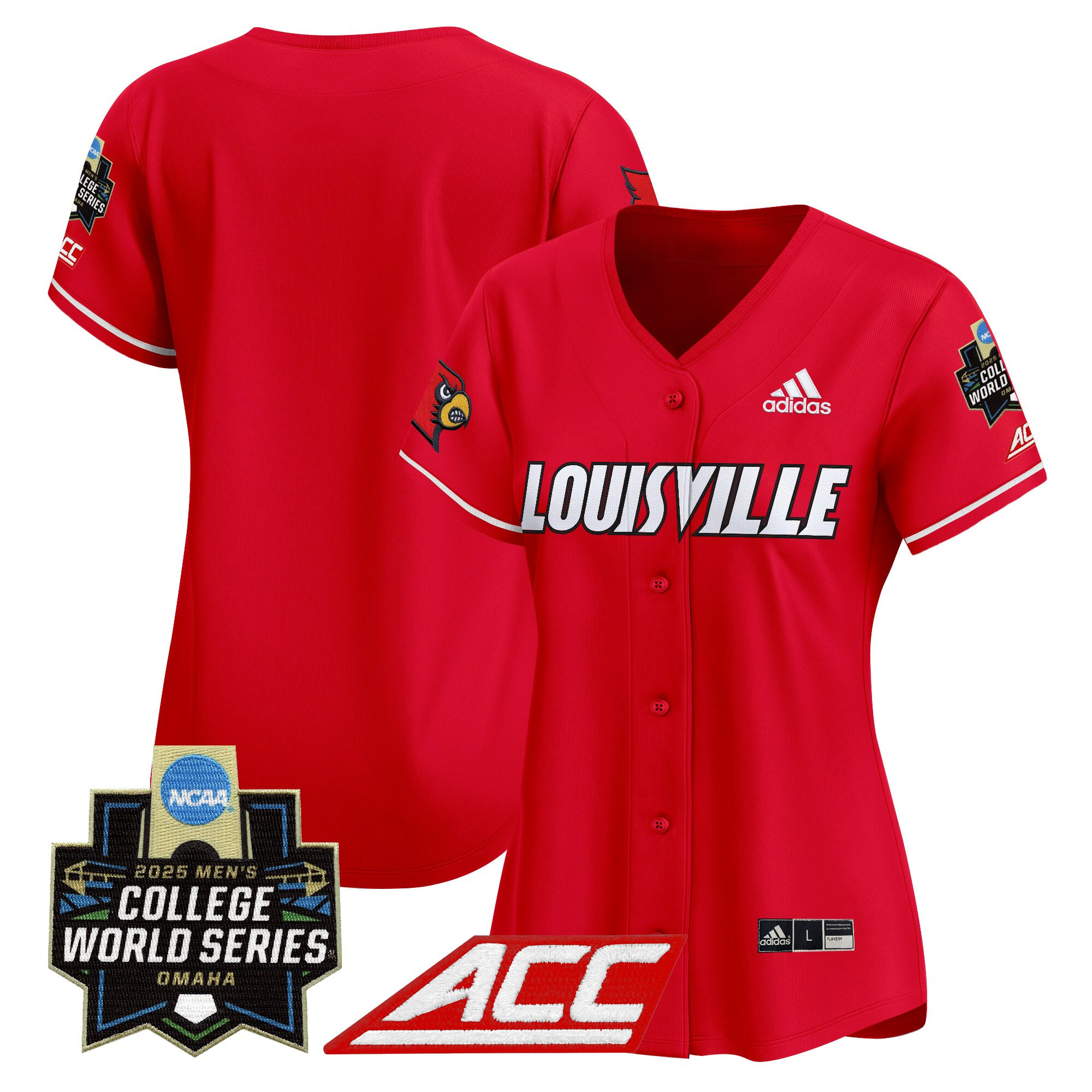 Women's Louisville Cardinals 2025 World Series Vapor Premier Limited Jersey - All Stitched