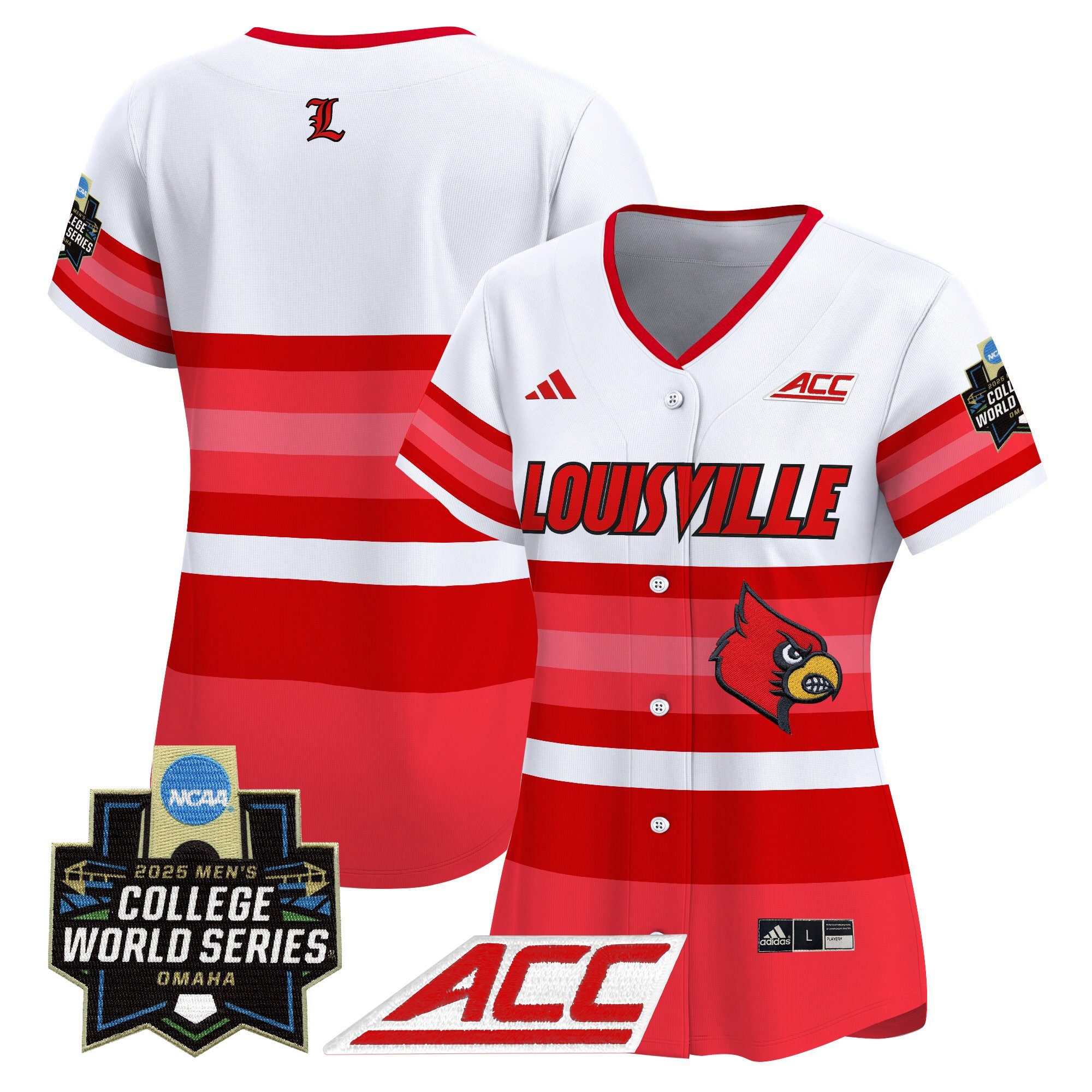 Women's Louisville Cardinals 2025 World Series Vapor Premier Limited Jersey - All Stitched