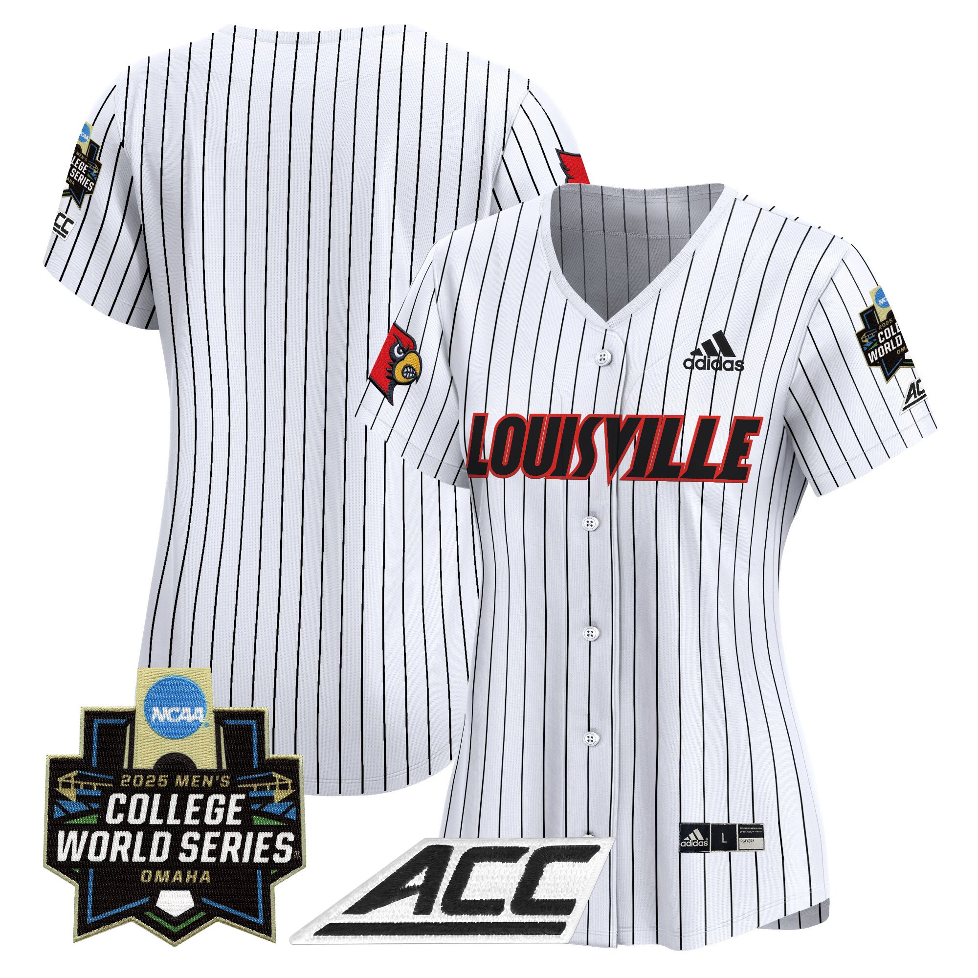 Women's Louisville Cardinals 2025 World Series Vapor Premier Limited Jersey - All Stitched