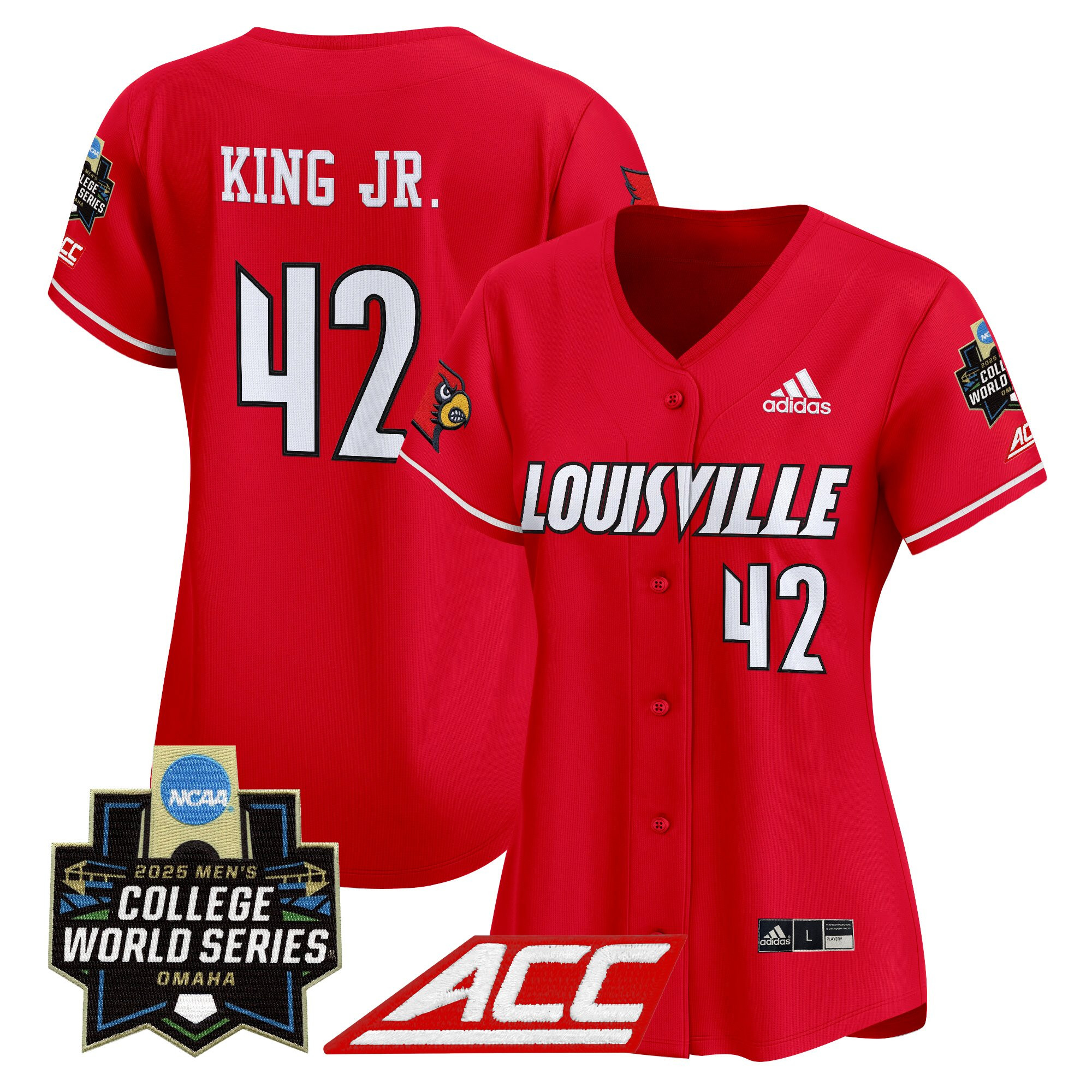 Women's Louisville Cardinals 2025 World Series Vapor Premier Limited Jersey - All Stitched