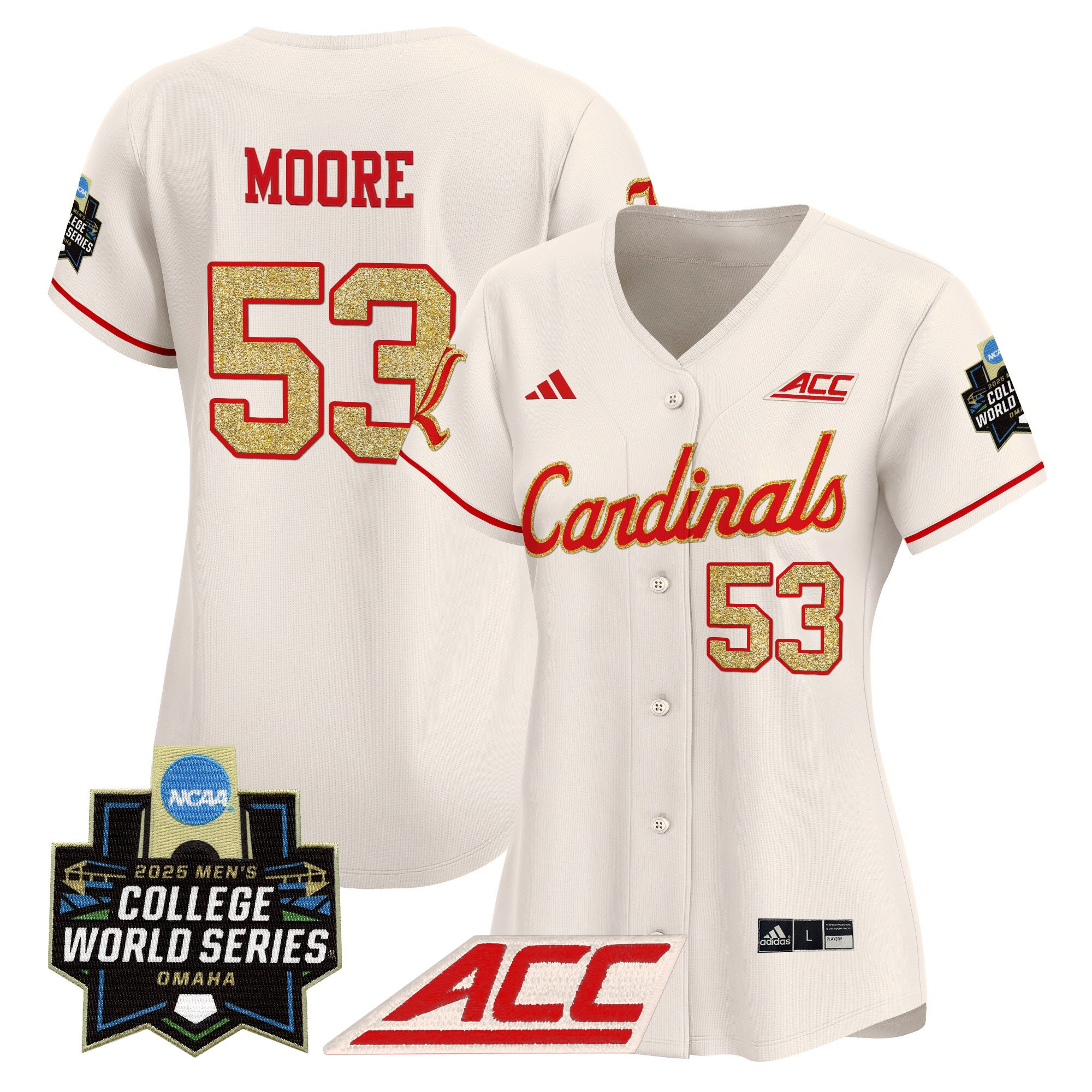 Women's Louisville Cardinals 2025 World Series Vapor Premier Limited Jersey - All Stitched