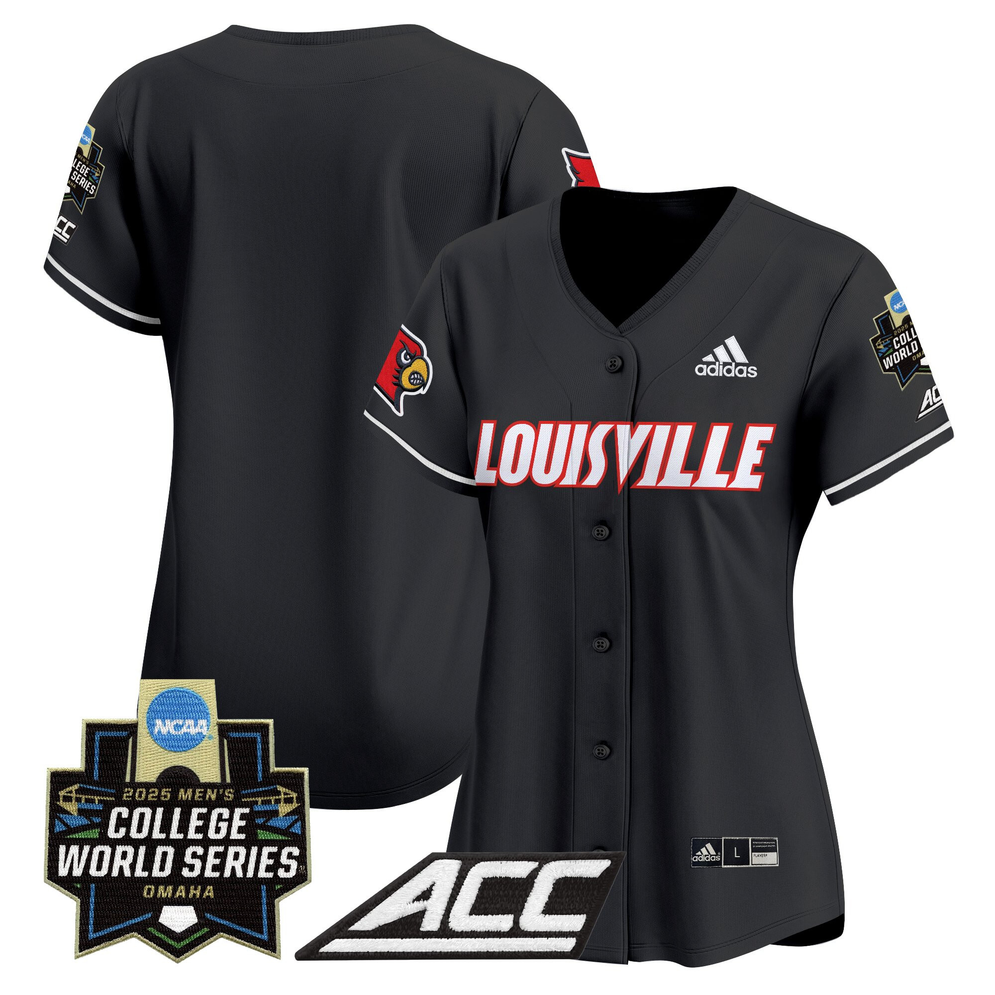 Women's Louisville Cardinals 2025 World Series Vapor Premier Limited Jersey - All Stitched