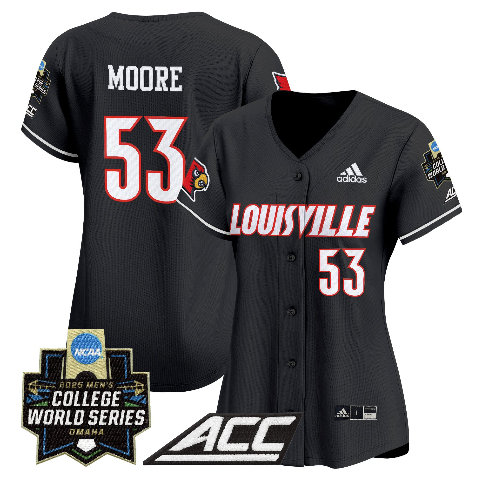 Women's Louisville Cardinals 2025 World Series Vapor Premier Limited Jersey - All Stitched