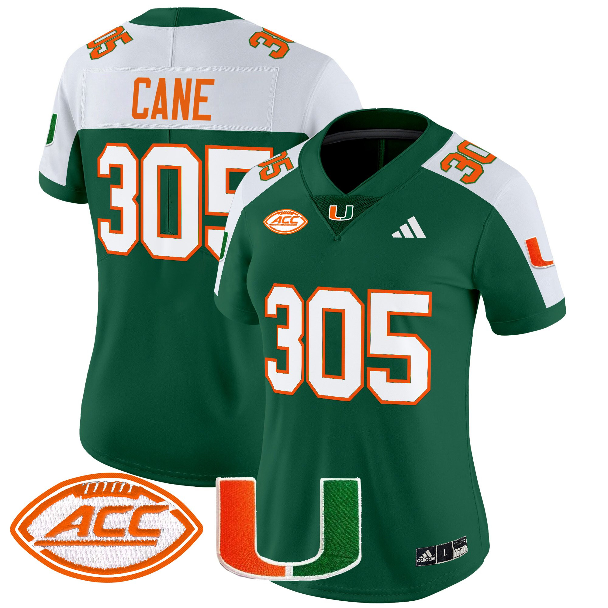 Women's Miami Hurricanes 2025 Vapor Limited Jersey - All Stitched