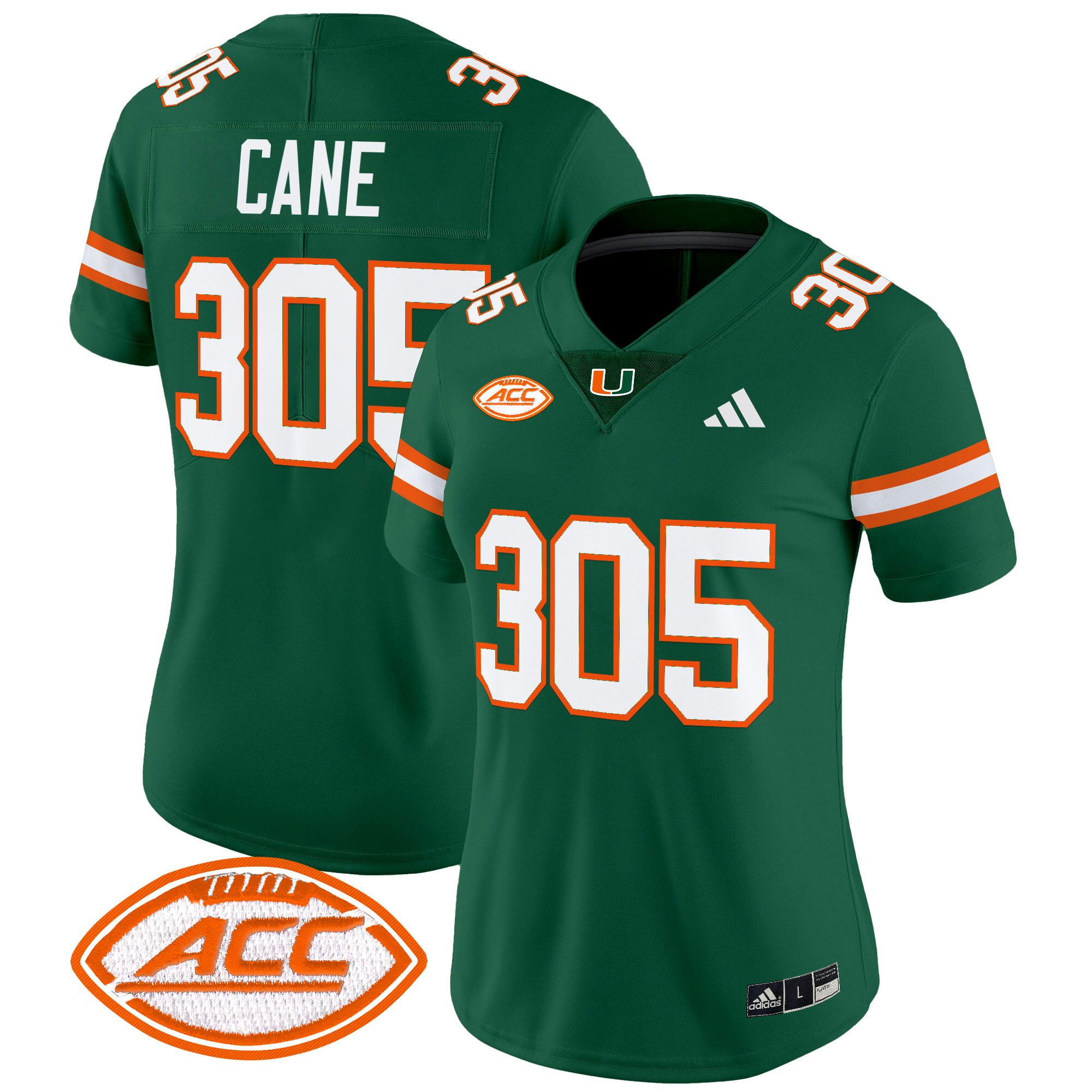 Women's Miami Hurricanes 2025 Vapor Limited Jersey - All Stitched