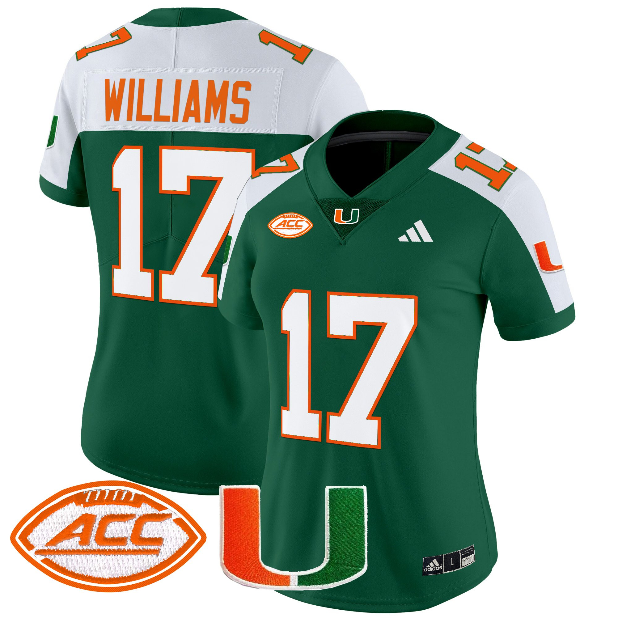 Women's Miami Hurricanes 2025 Vapor Limited Jersey - All Stitched