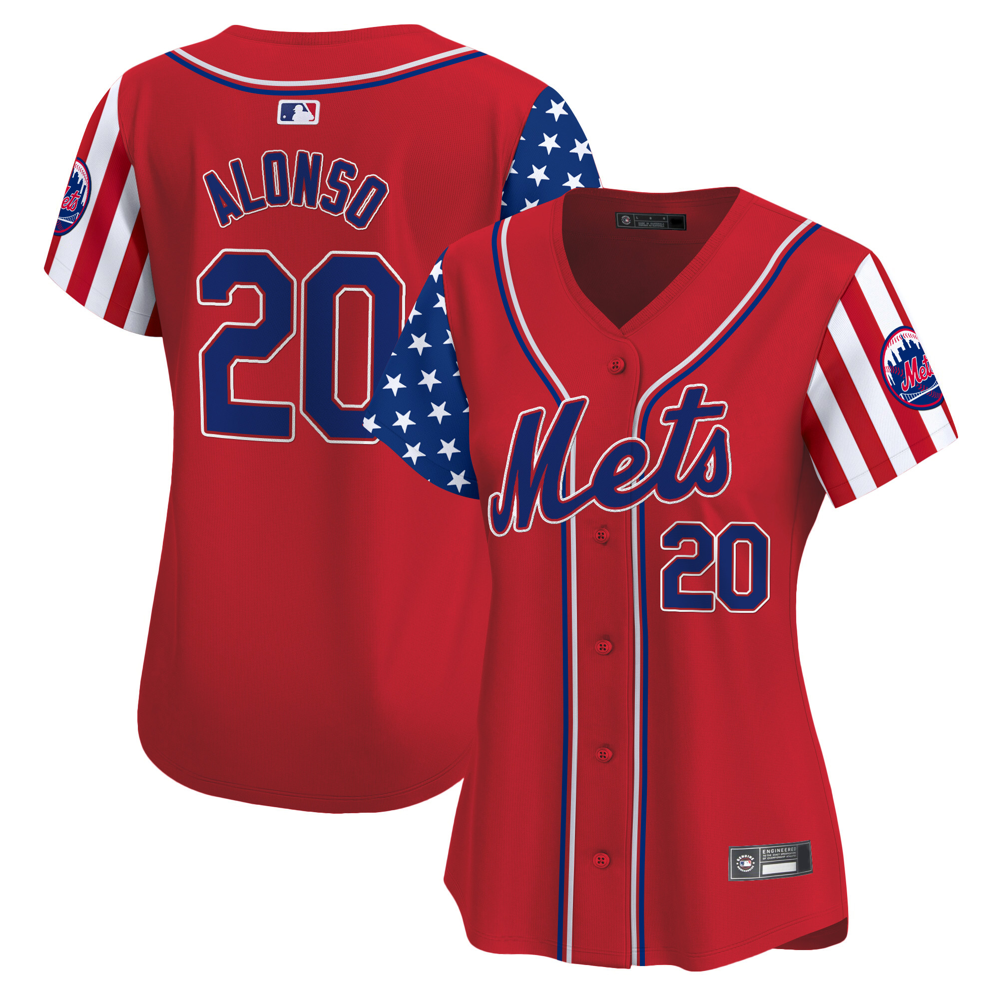 Women's New York Mets 2025 Independence Day Vapor Premier Limited Jersey