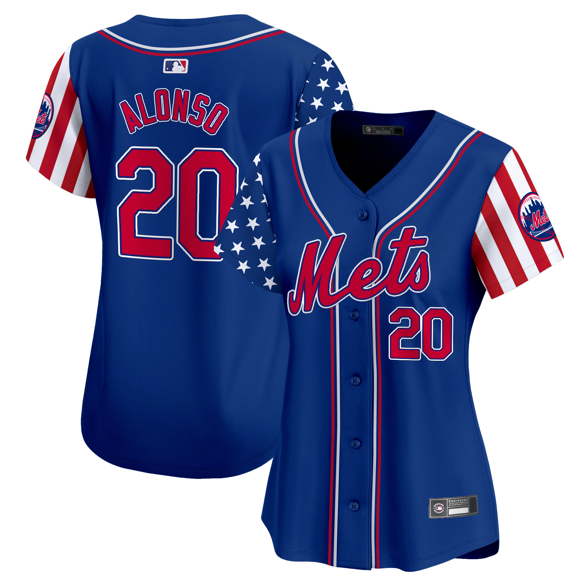 Women's New York Mets 2025 Independence Day Vapor Premier Limited Jersey