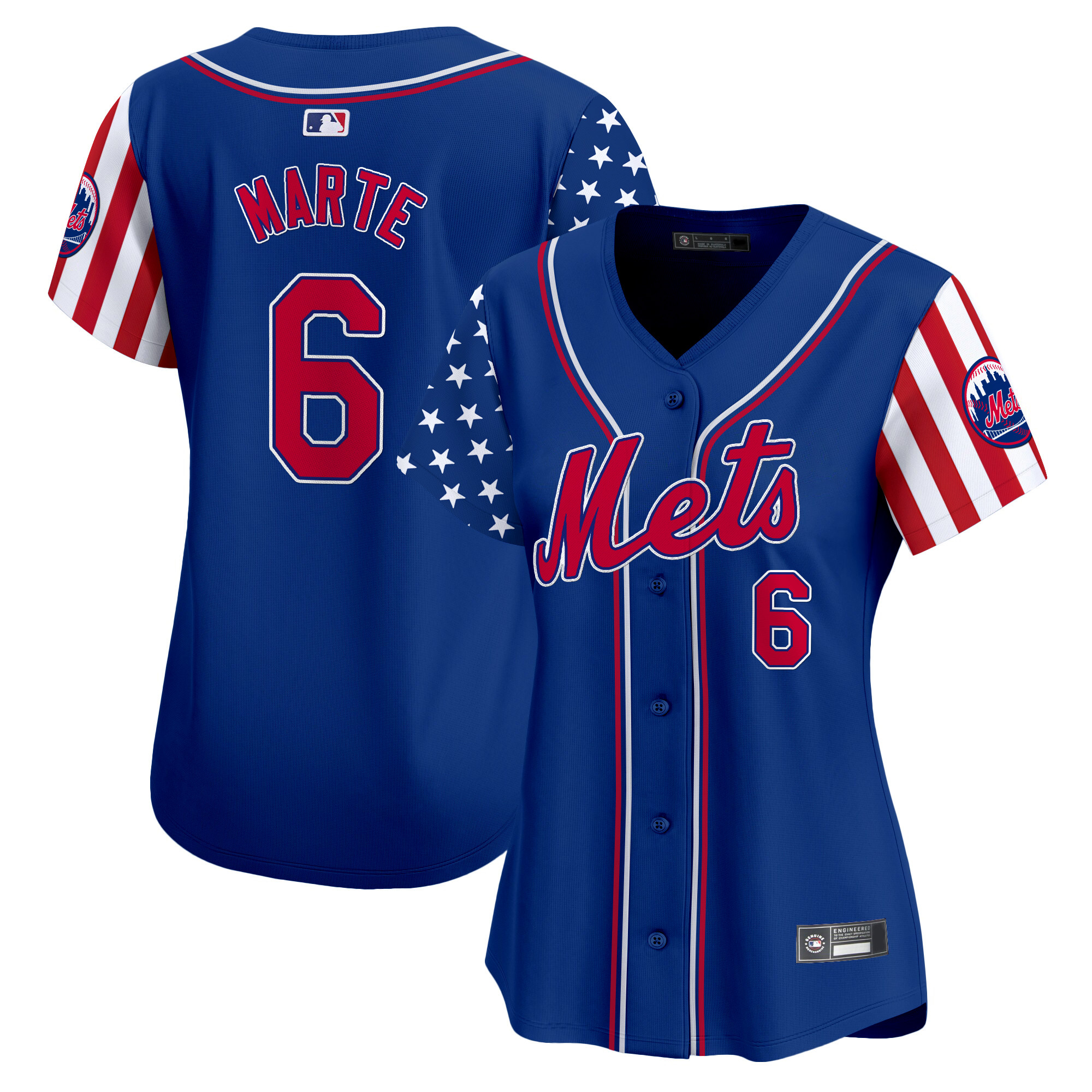 Women's New York Mets 2025 Independence Day Vapor Premier Limited Jersey
