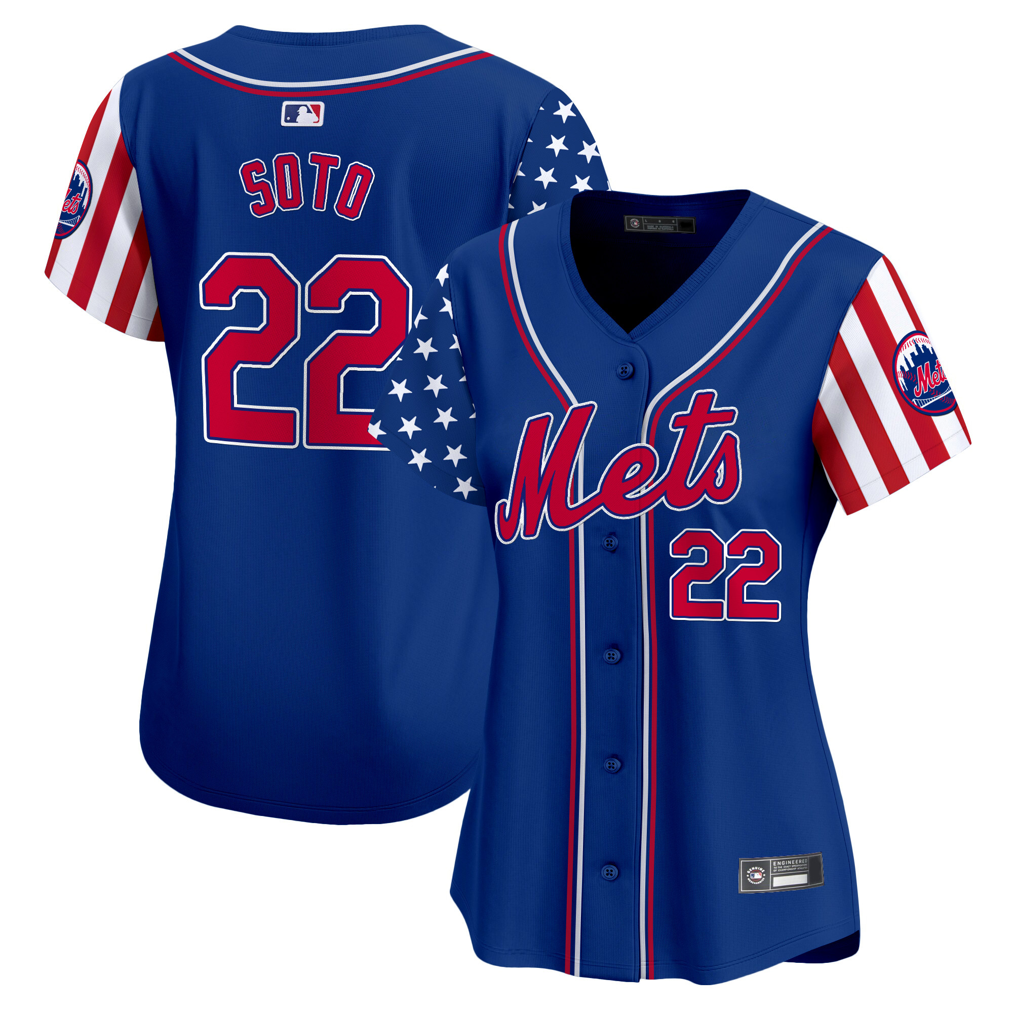 Women's New York Mets 2025 Independence Day Vapor Premier Limited Jersey