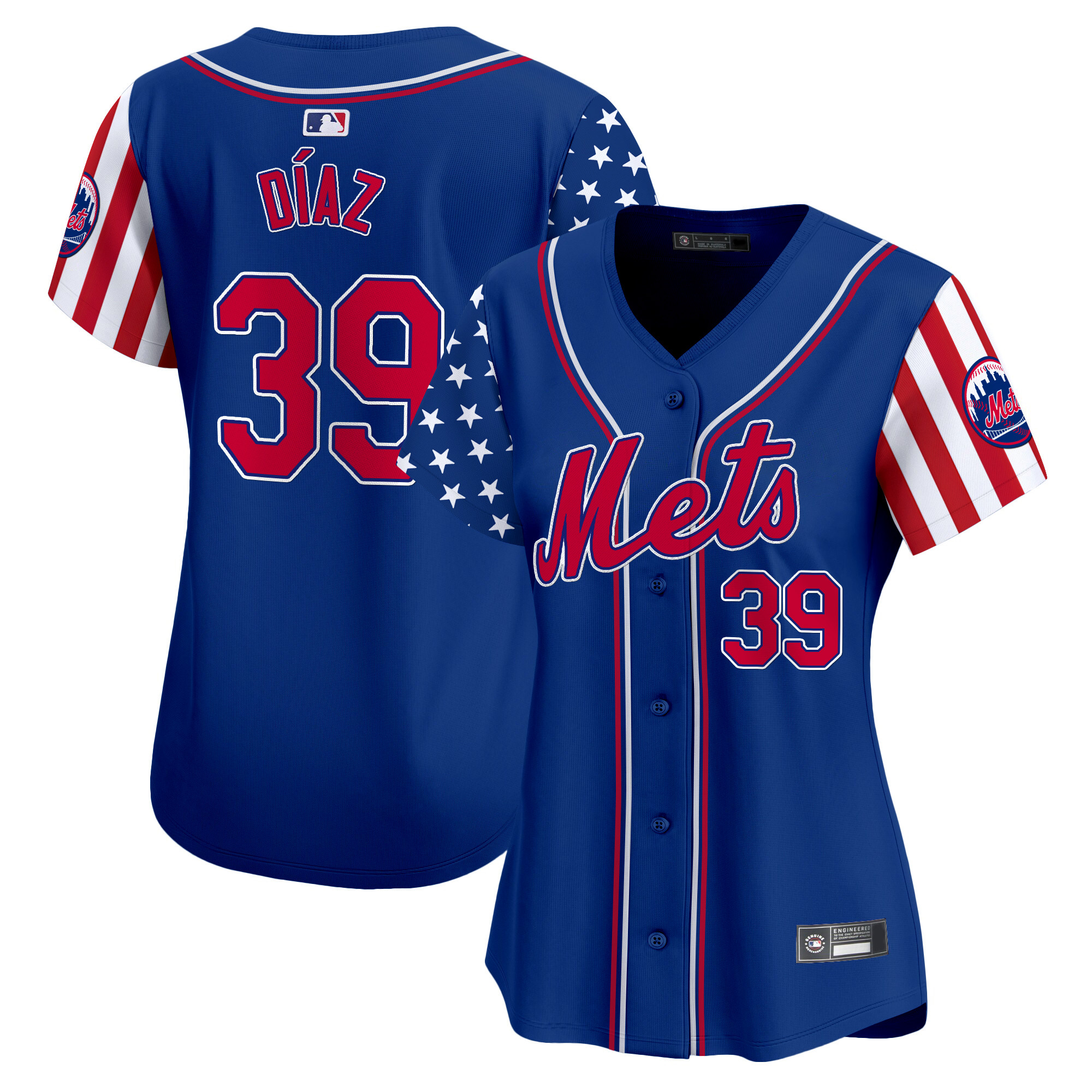 Women's New York Mets 2025 Independence Day Vapor Premier Limited Jersey