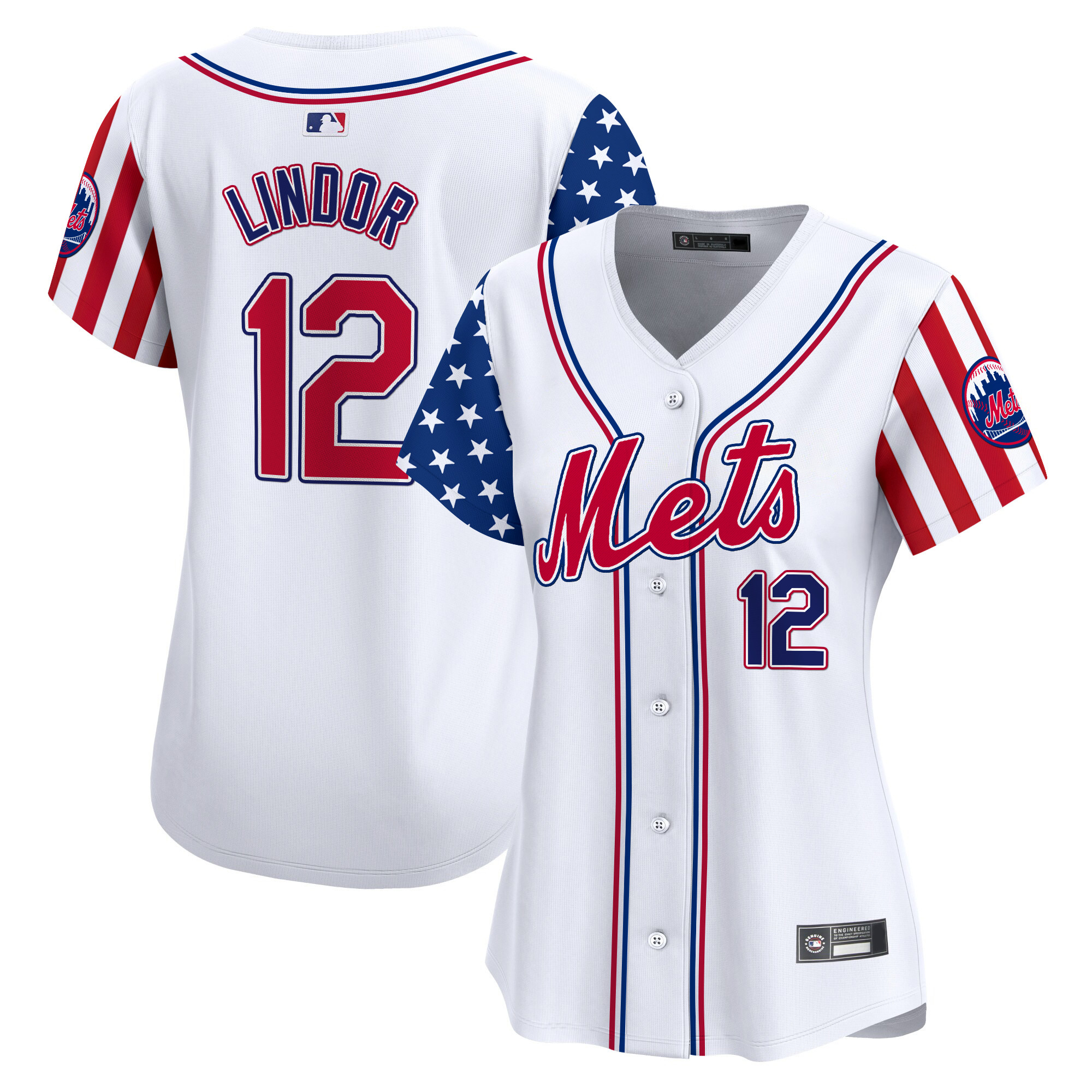 Women's New York Mets 2025 Independence Day Vapor Premier Limited Jersey