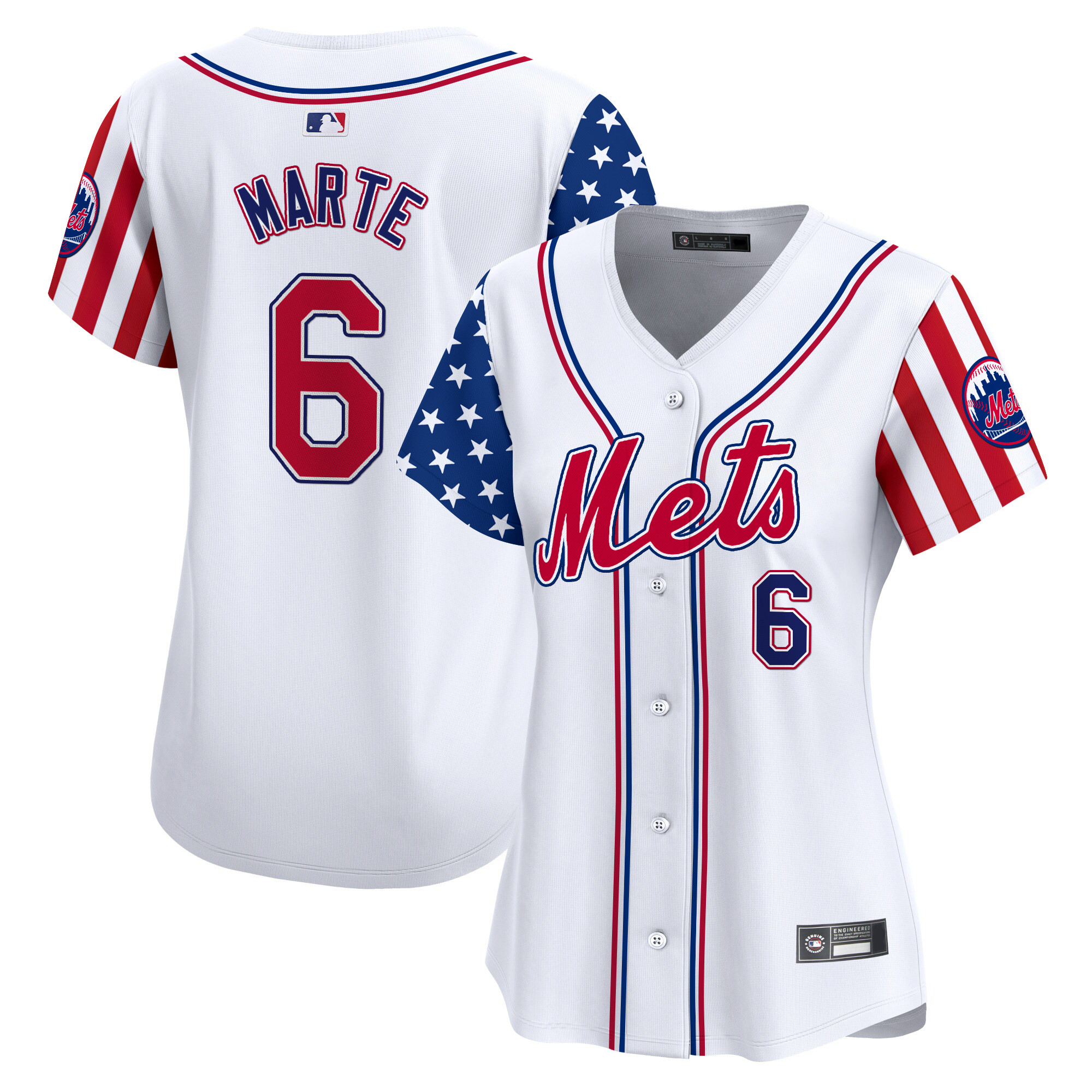 Women's New York Mets 2025 Independence Day Vapor Premier Limited Jersey