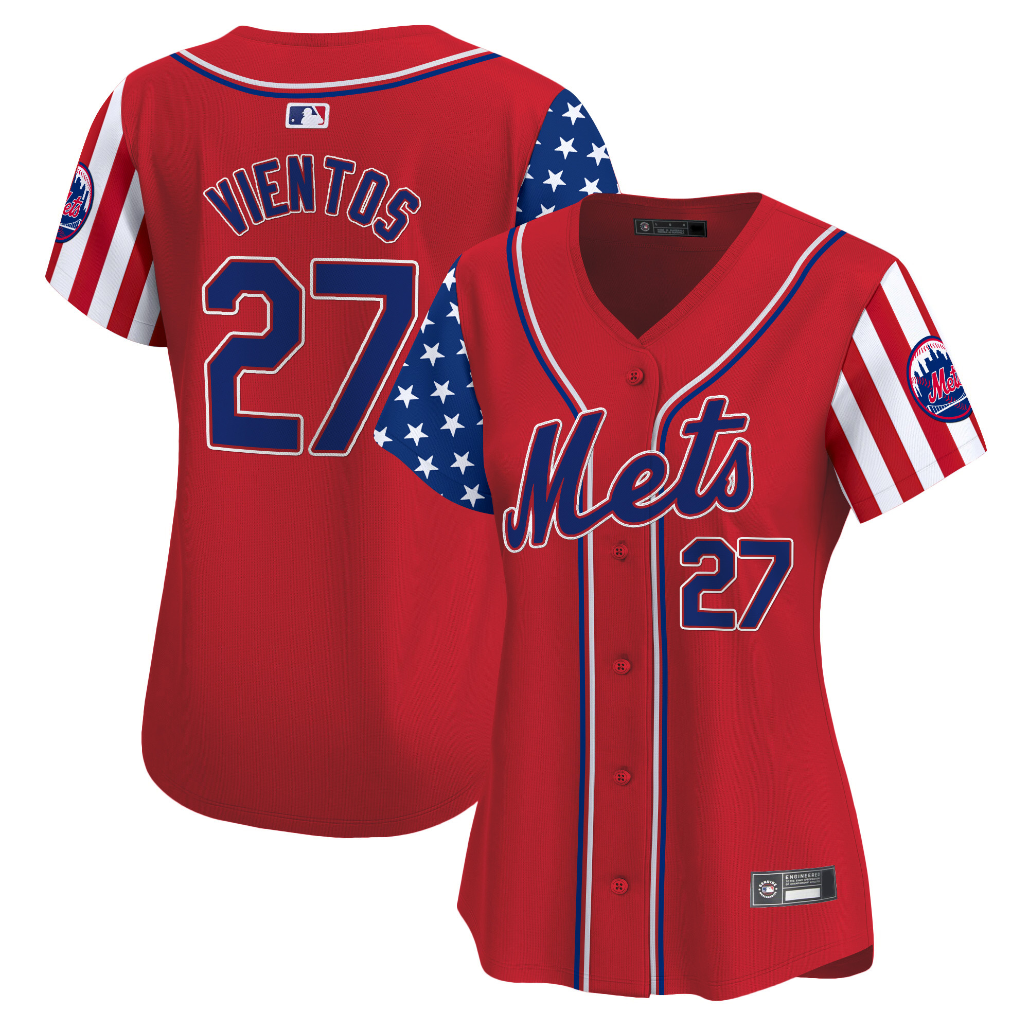 Women's New York Mets 2025 Independence Day Vapor Premier Limited Jersey