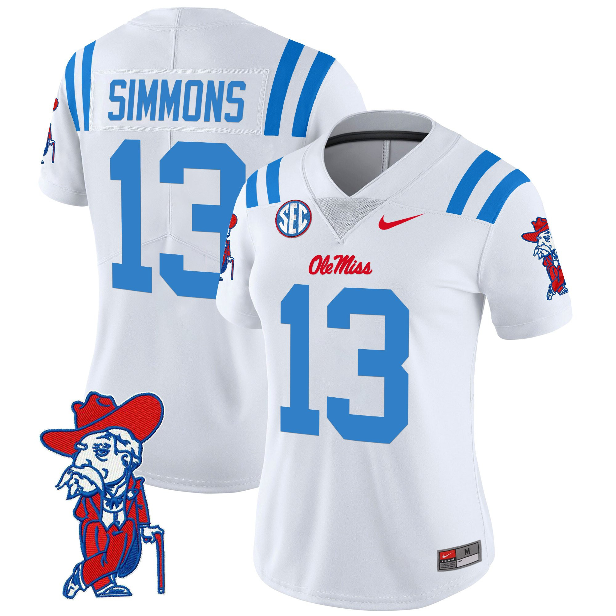 Women's Ole Miss Rebels 2025 Vapor Limited Jersey V2 - All Stitched