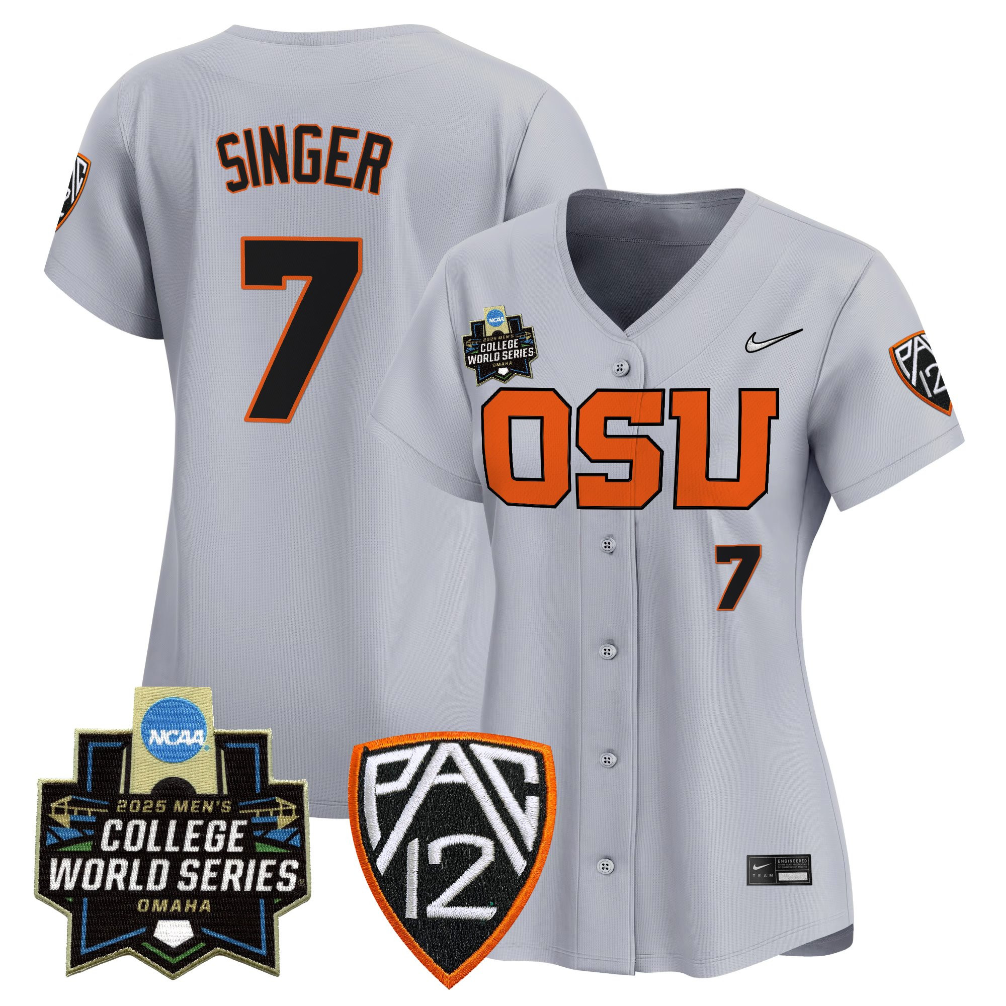 Women's Oregon State Beavers 2025 World Series Vapor Premier Limited Jersey - All Stitched