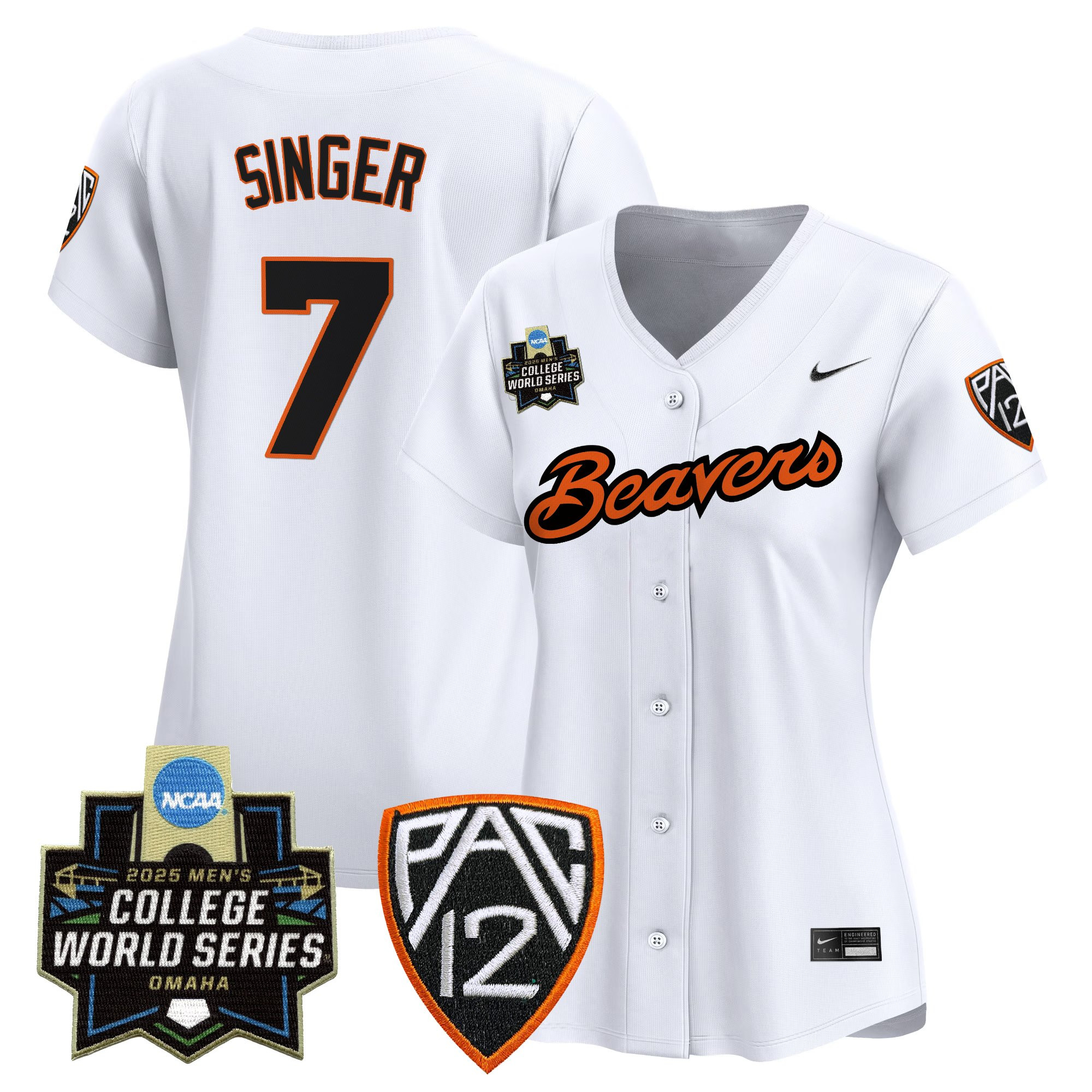 Women's Oregon State Beavers 2025 World Series Vapor Premier Limited Jersey - All Stitched