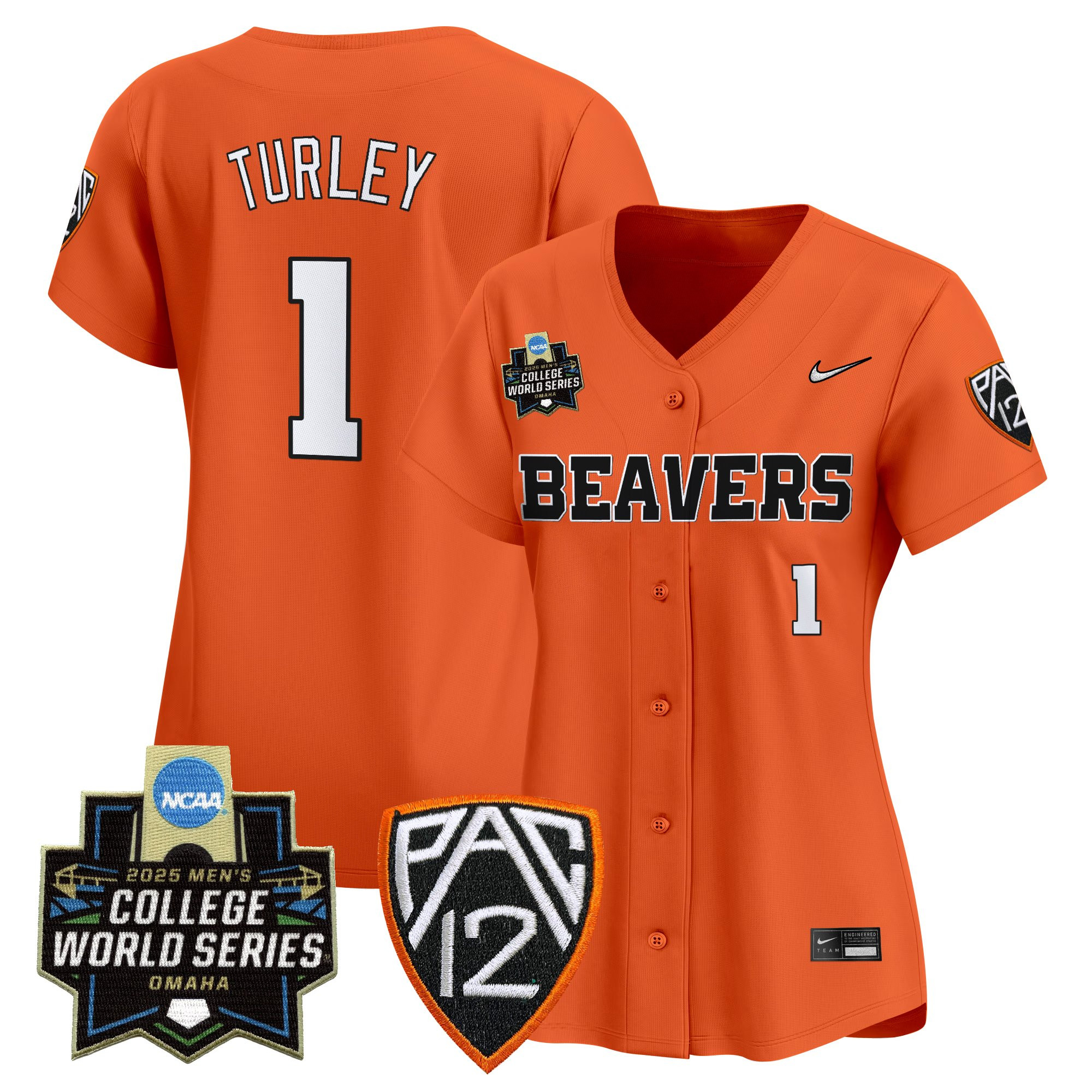 Women's Oregon State Beavers 2025 World Series Vapor Premier Limited Jersey - All Stitched