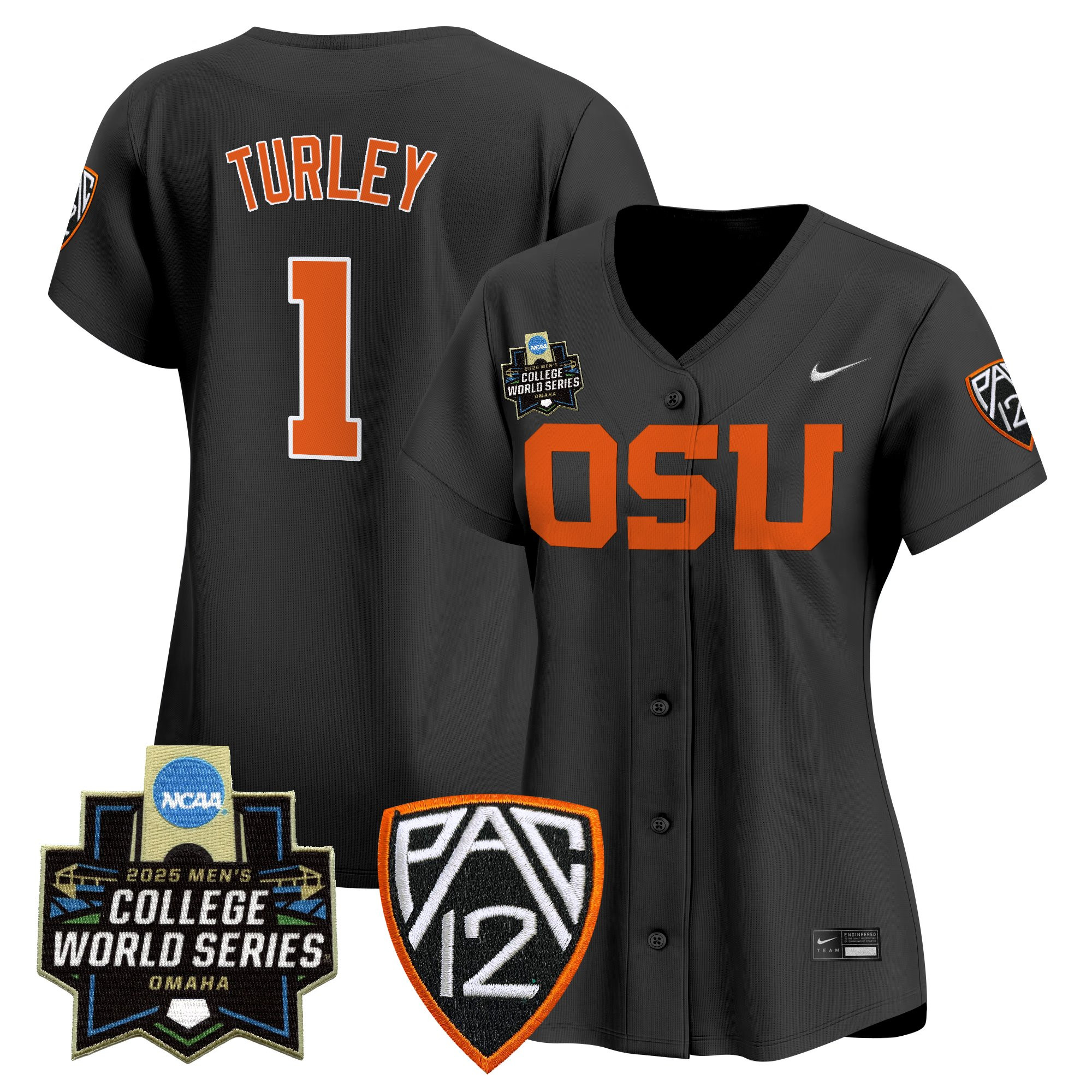 Women's Oregon State Beavers 2025 World Series Vapor Premier Limited Jersey - All Stitched