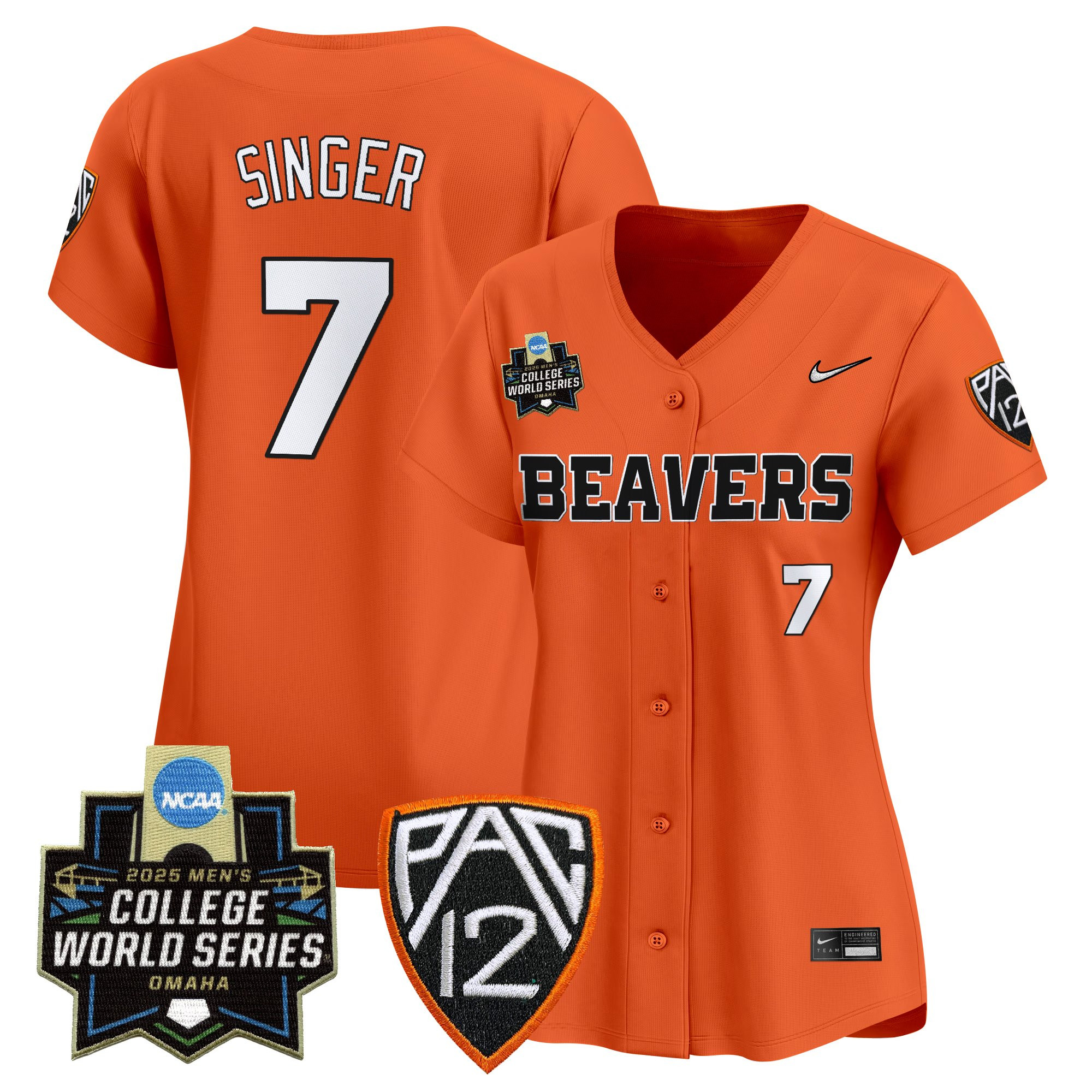 Women's Oregon State Beavers 2025 World Series Vapor Premier Limited Jersey - All Stitched