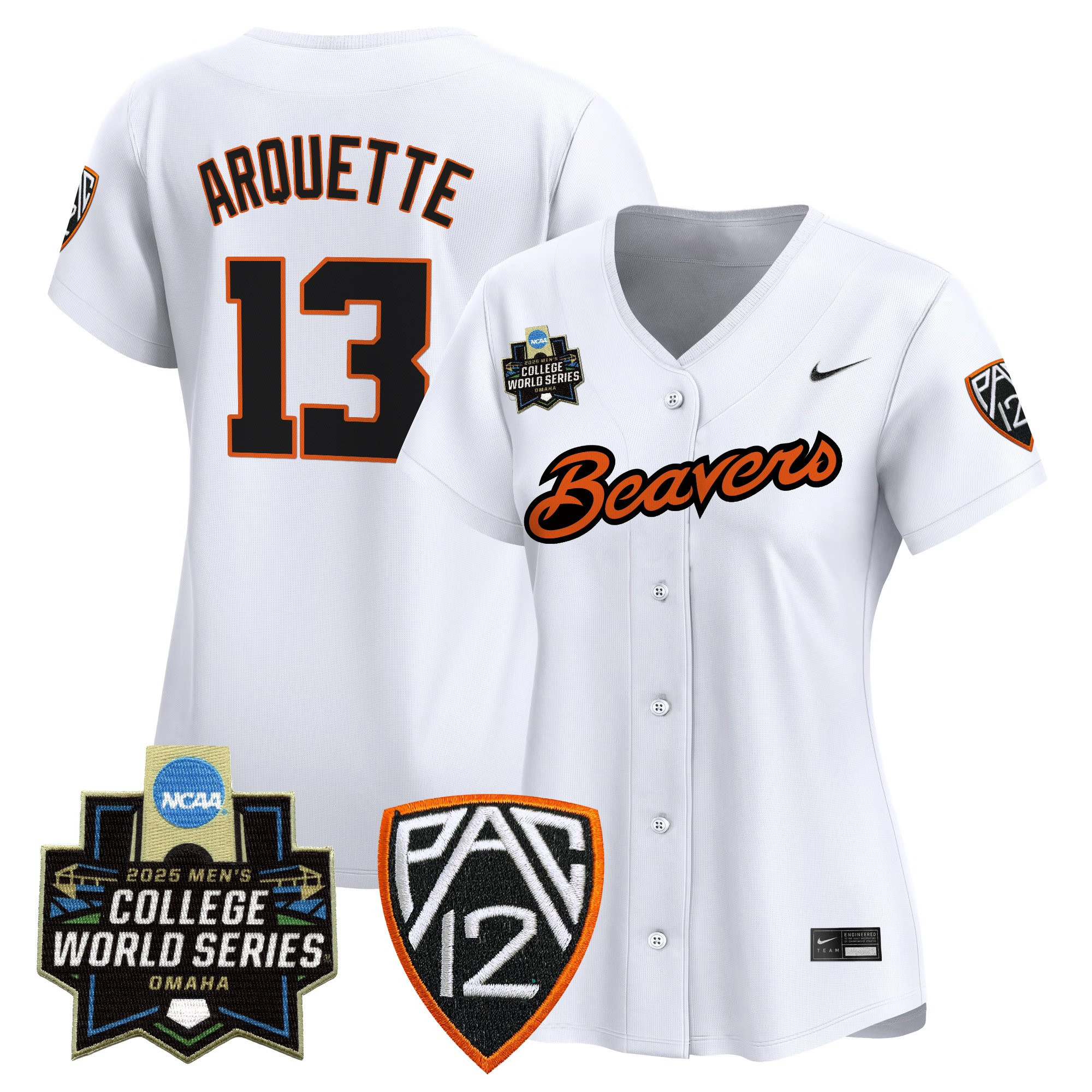 Women's Oregon State Beavers 2025 World Series Vapor Premier Limited Jersey - All Stitched
