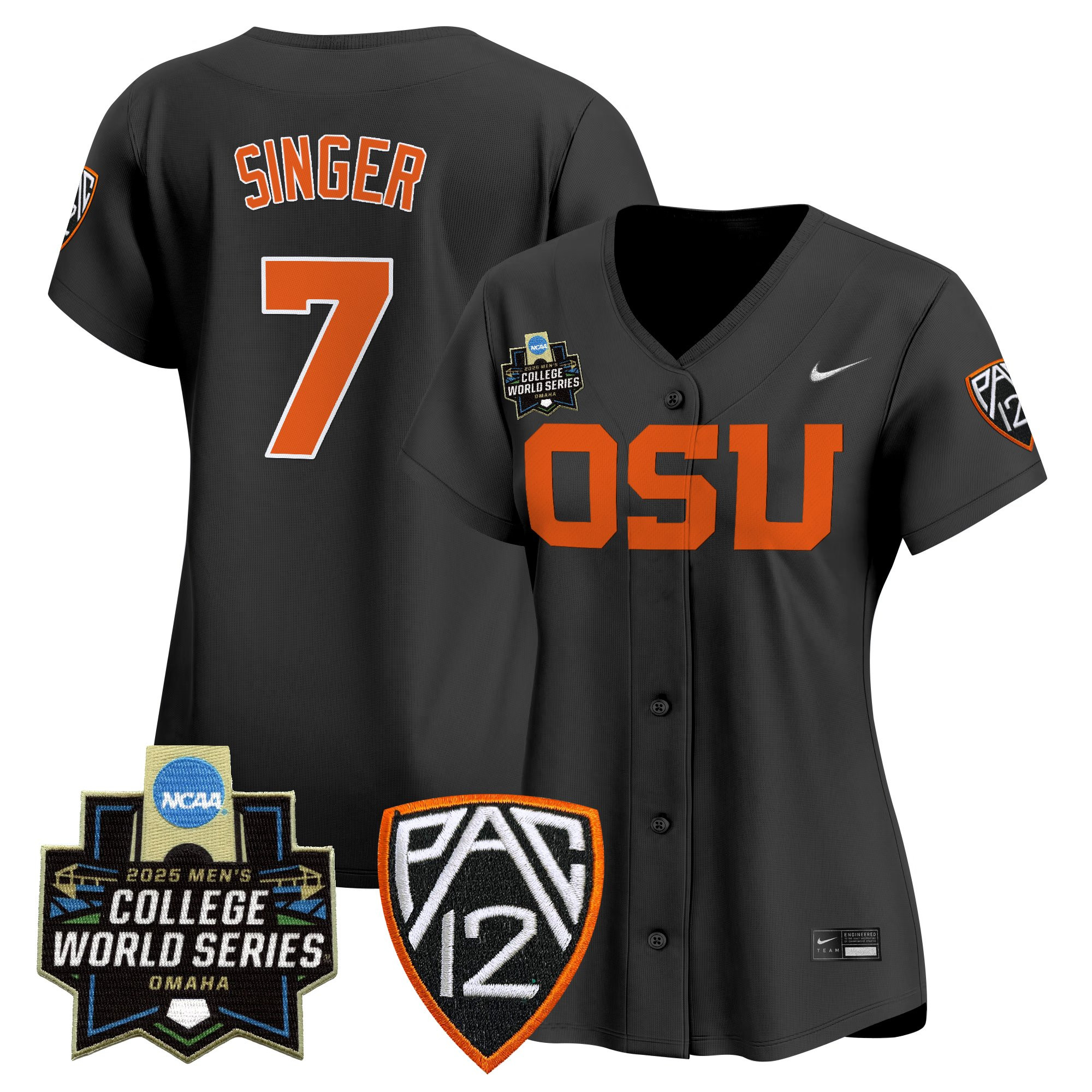 Women's Oregon State Beavers 2025 World Series Vapor Premier Limited Jersey - All Stitched