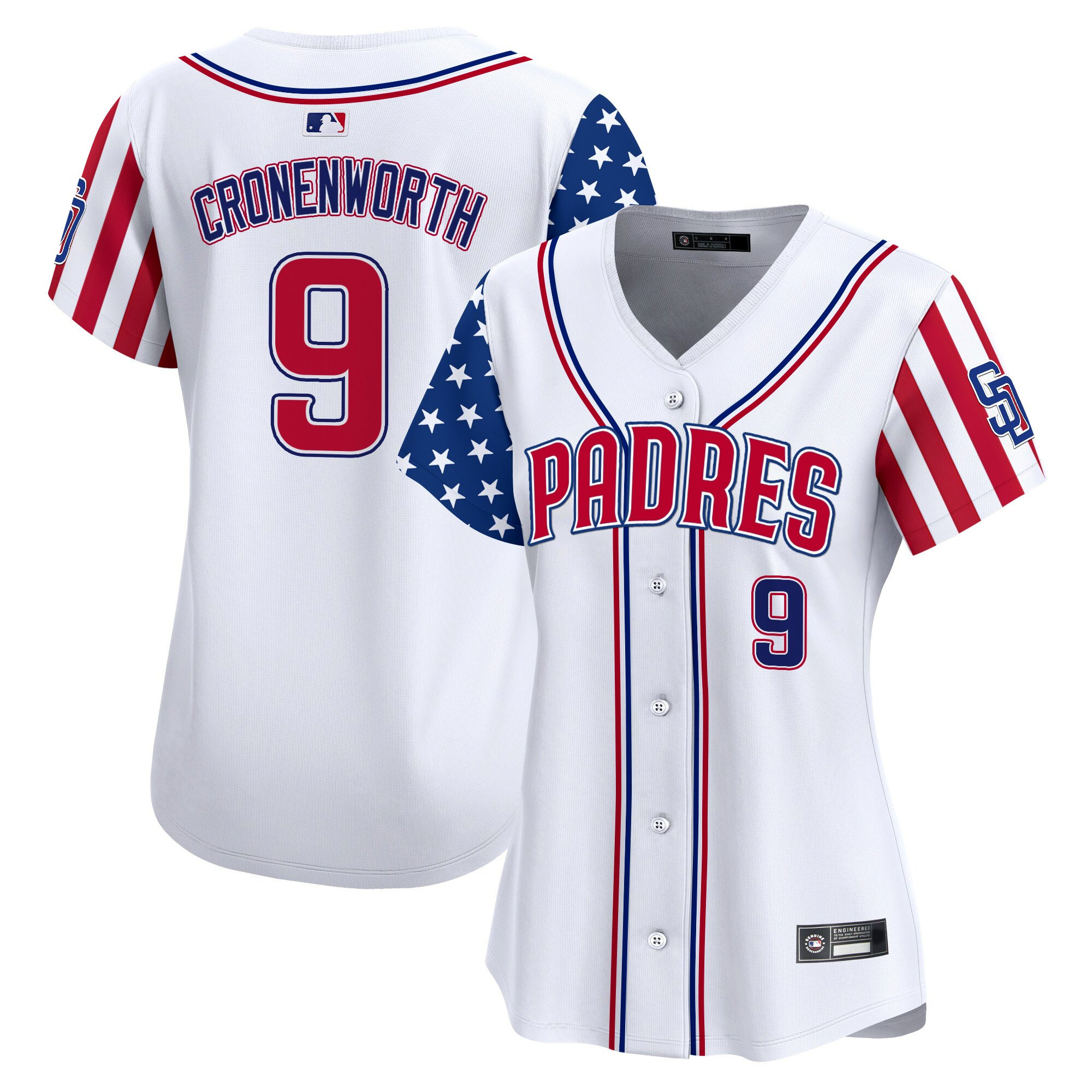 Women's San Diego Padres 2025 Independence Day Vapor Premier Limited Jersey - All Stitched