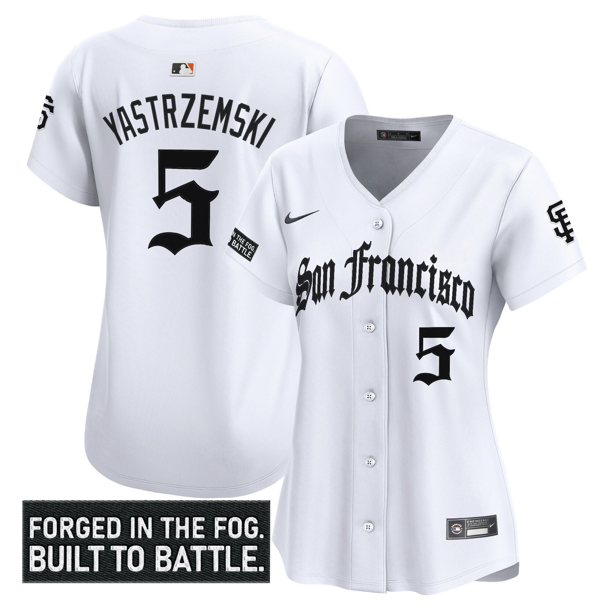 Women's San Francisco Giants 'Gothic Fog Edition' Vapor Premier Limited Jersey - All Stitched