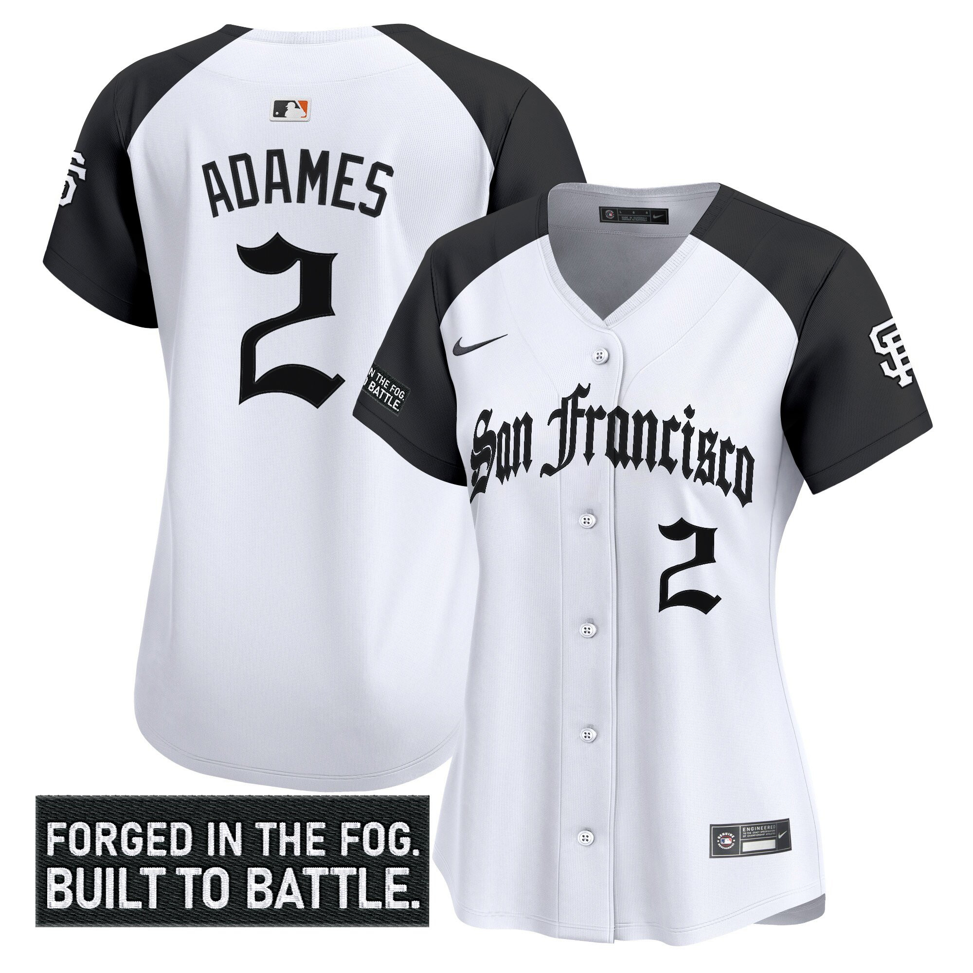 Women's San Francisco Giants 'Gothic Fog Edition' Vapor Premier Limited Jersey - All Stitched