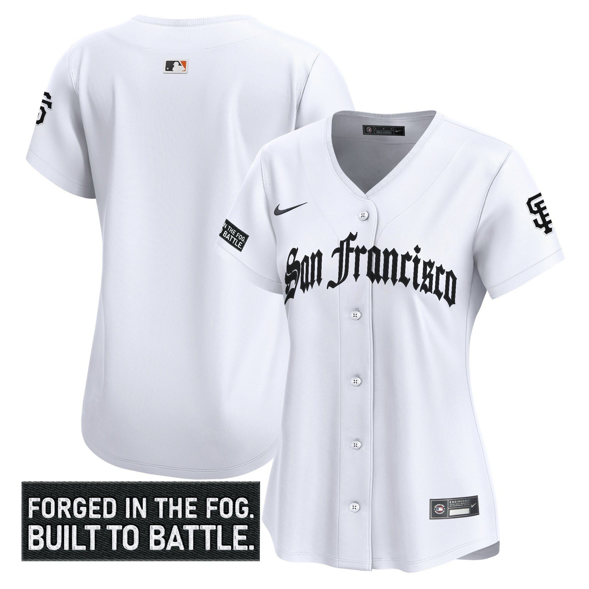 Women's San Francisco Giants 'Gothic Fog Edition' Vapor Premier Limited Jersey - All Stitched