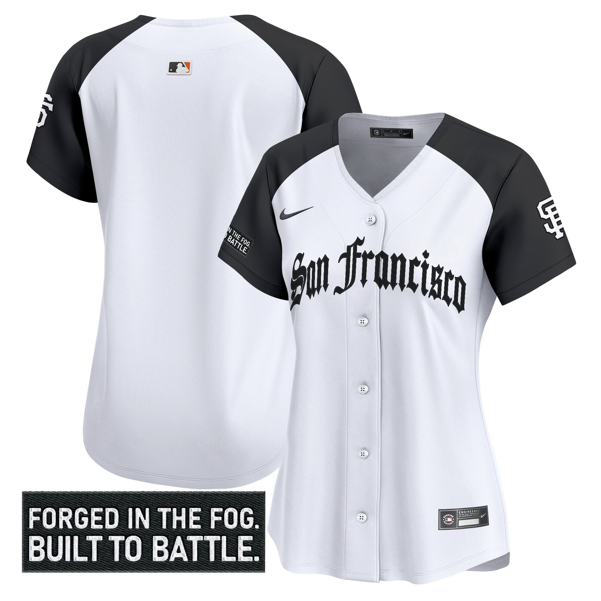 Women's San Francisco Giants 'Gothic Fog Edition' Vapor Premier Limited Jersey - All Stitched