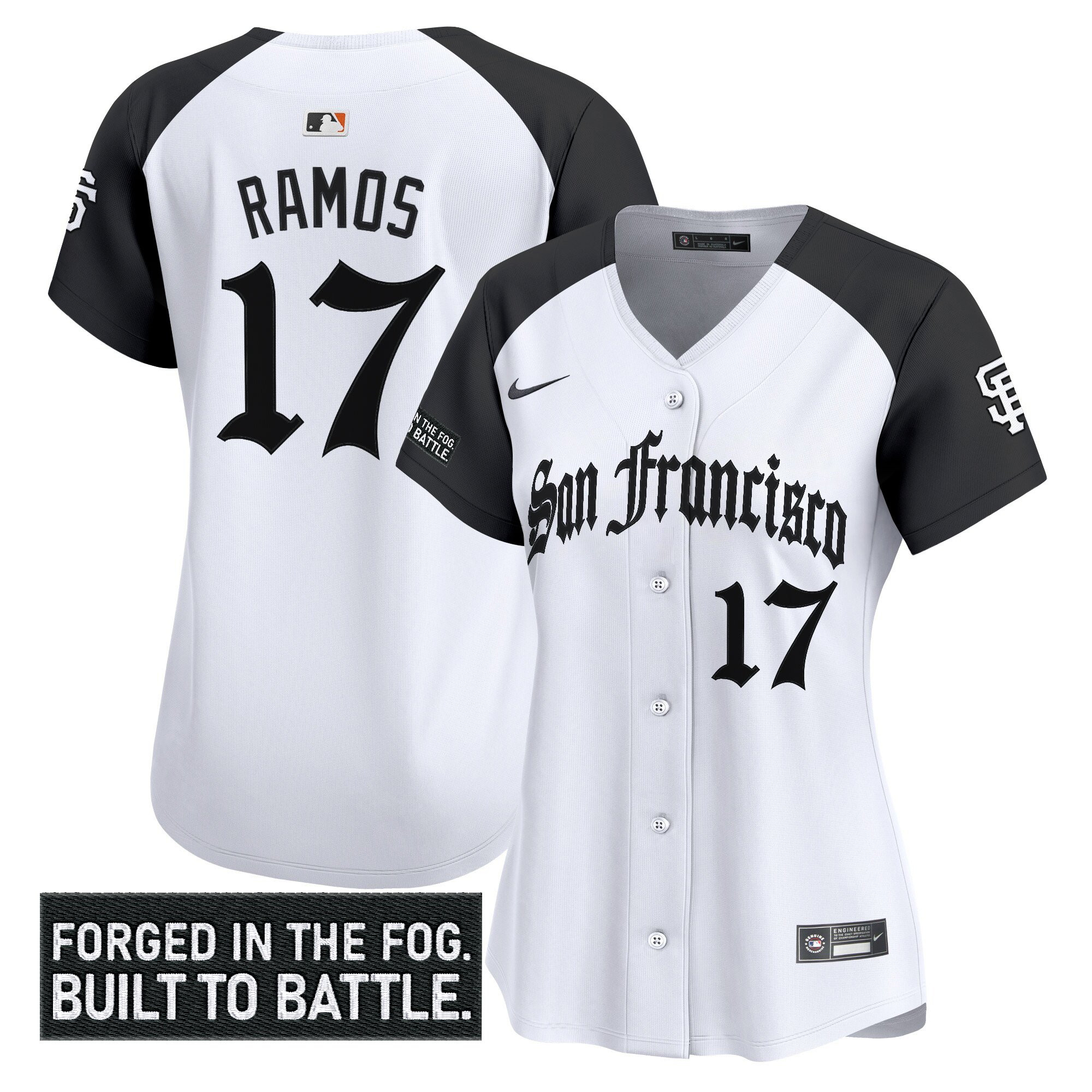 Women's San Francisco Giants 'Gothic Fog Edition' Vapor Premier Limited Jersey - All Stitched