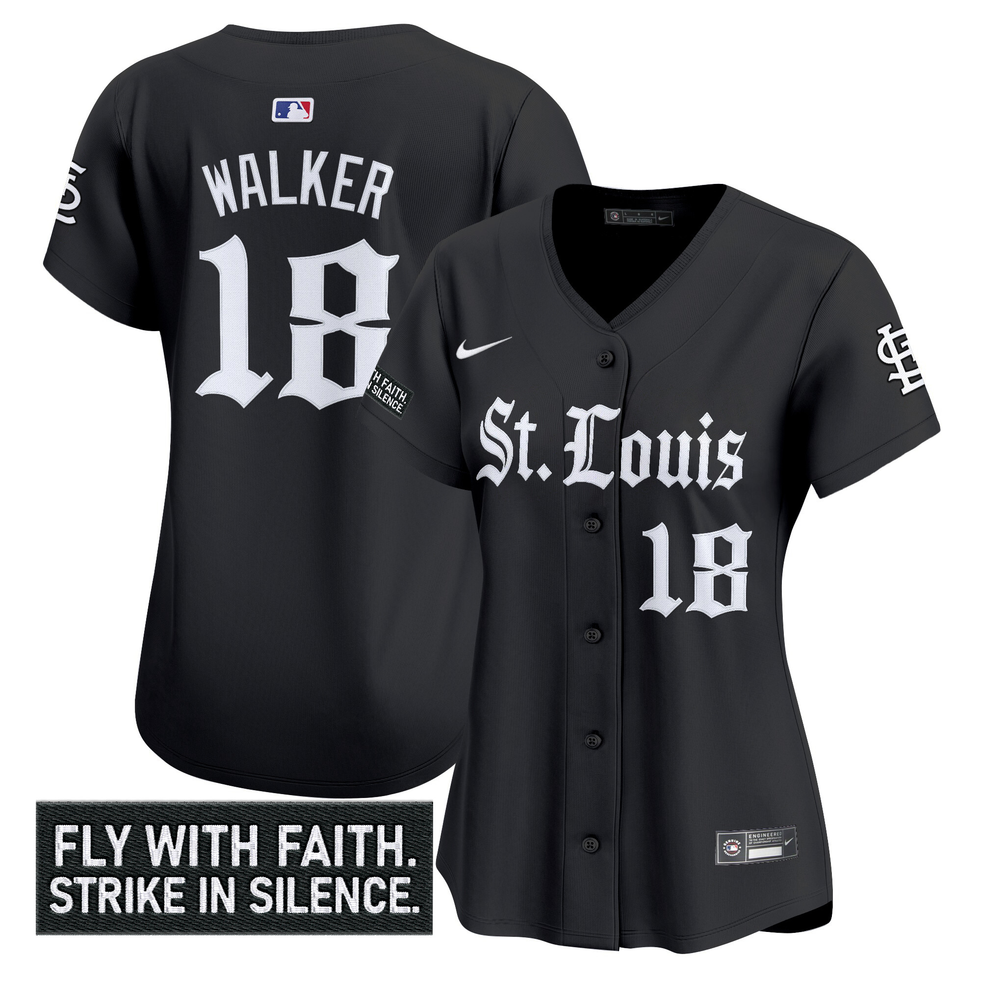 Women's St. Louis Cardinals 'Gothic Legacy Edition' Vapor Premier Limited Jersey - All Stitched